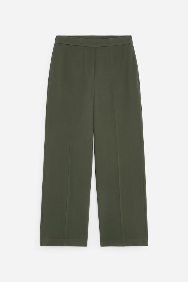 Straight-Leg Trousers - Khaki green/Navy/Black - 1