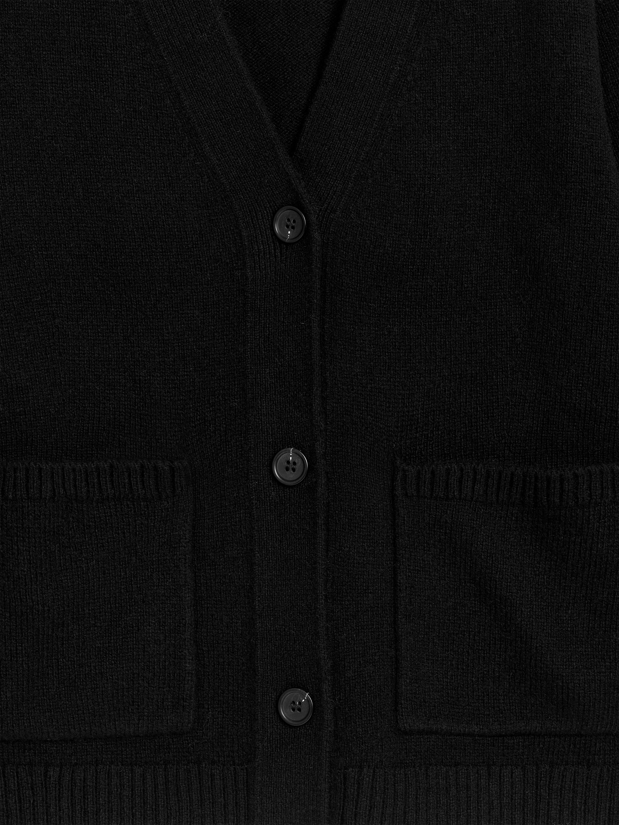 Wool Cardigan - Black - Slim fit - Women - StillMedia/DescriptiveDetail - 1