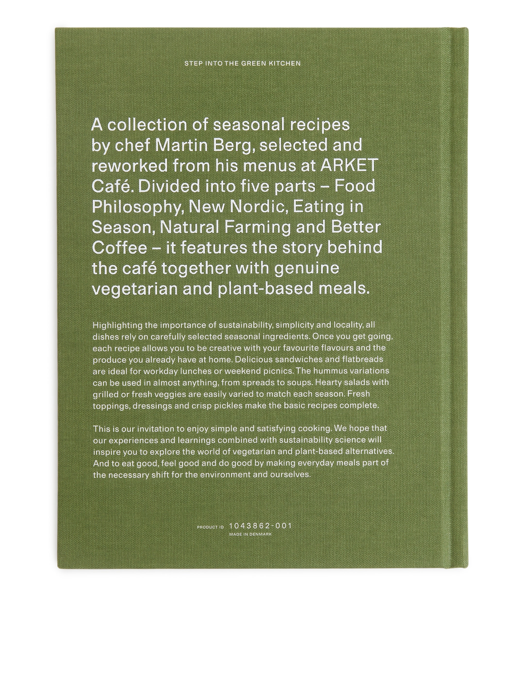 ARKET CAFÉ Cookbook - Green - Café - StillMedia/DescriptiveDetail - 1