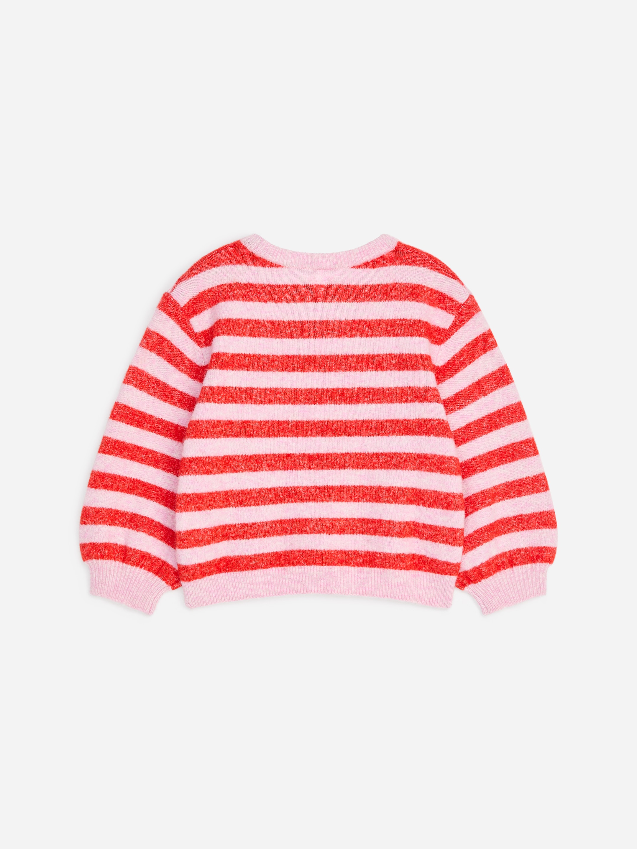Intarsia Knit Jumper - Pink/Red - Regular fit - children - StillMedia/DescriptiveStillLife - 1