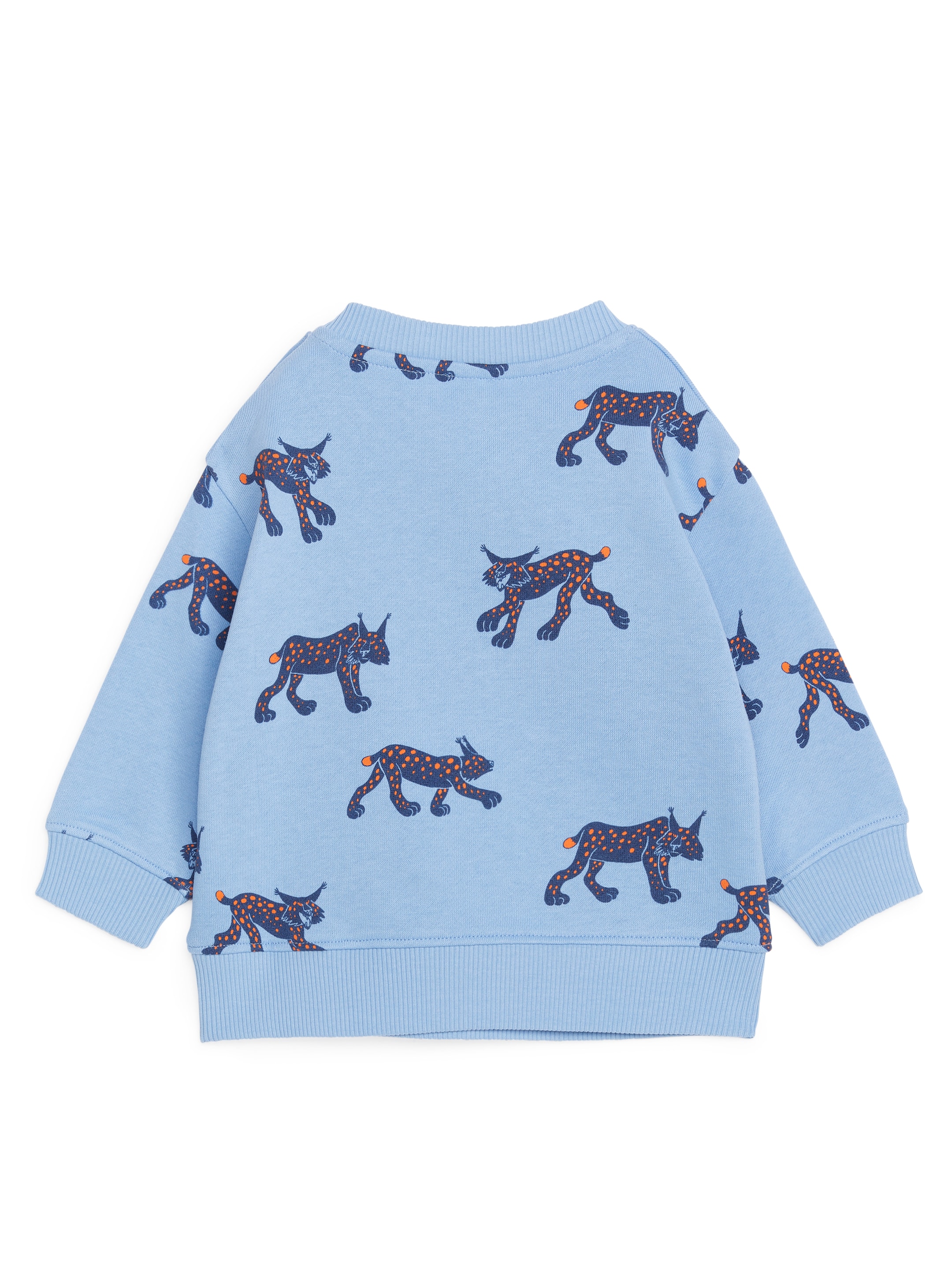 Cotton Sweatshirt - Light Blue/Lynx - Loose fit - Children - StillMedia/DescriptiveStillLife - 1