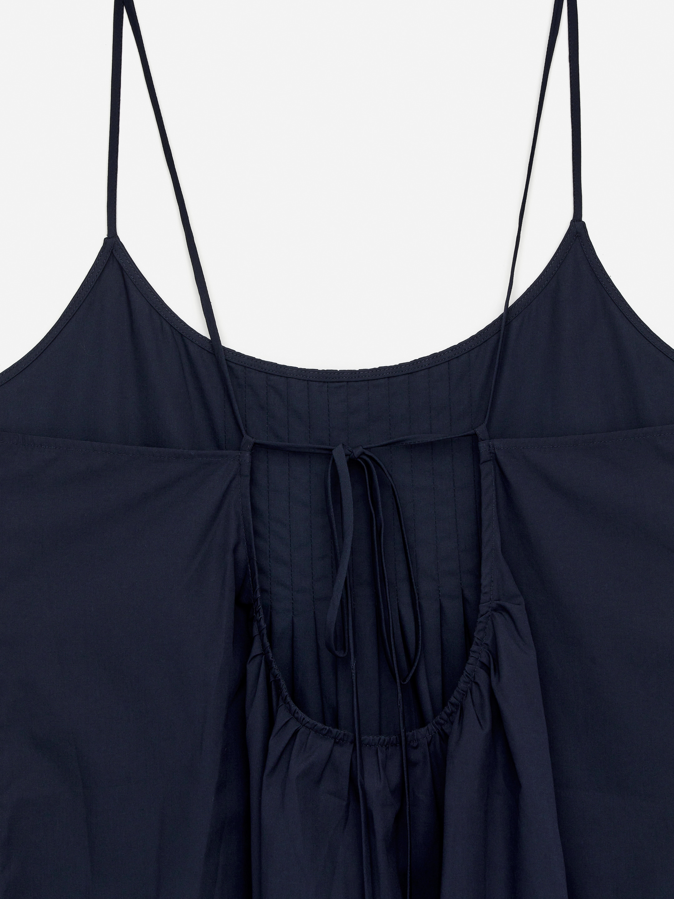 Klänning med knytning bak - Mörkblå - Loose fit - Women - StillMedia/DescriptiveDetail - 2