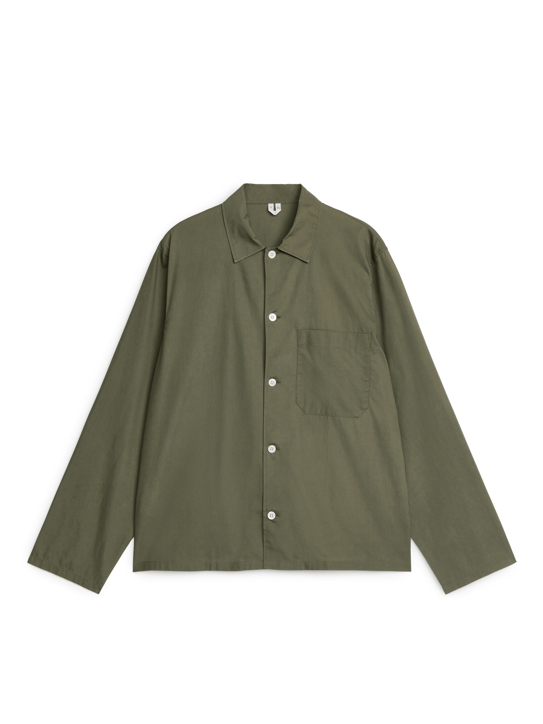 Poplinskjorta - Khakigrön - Regular fit - Men - StillMedia/DescriptiveStillLife - 1
