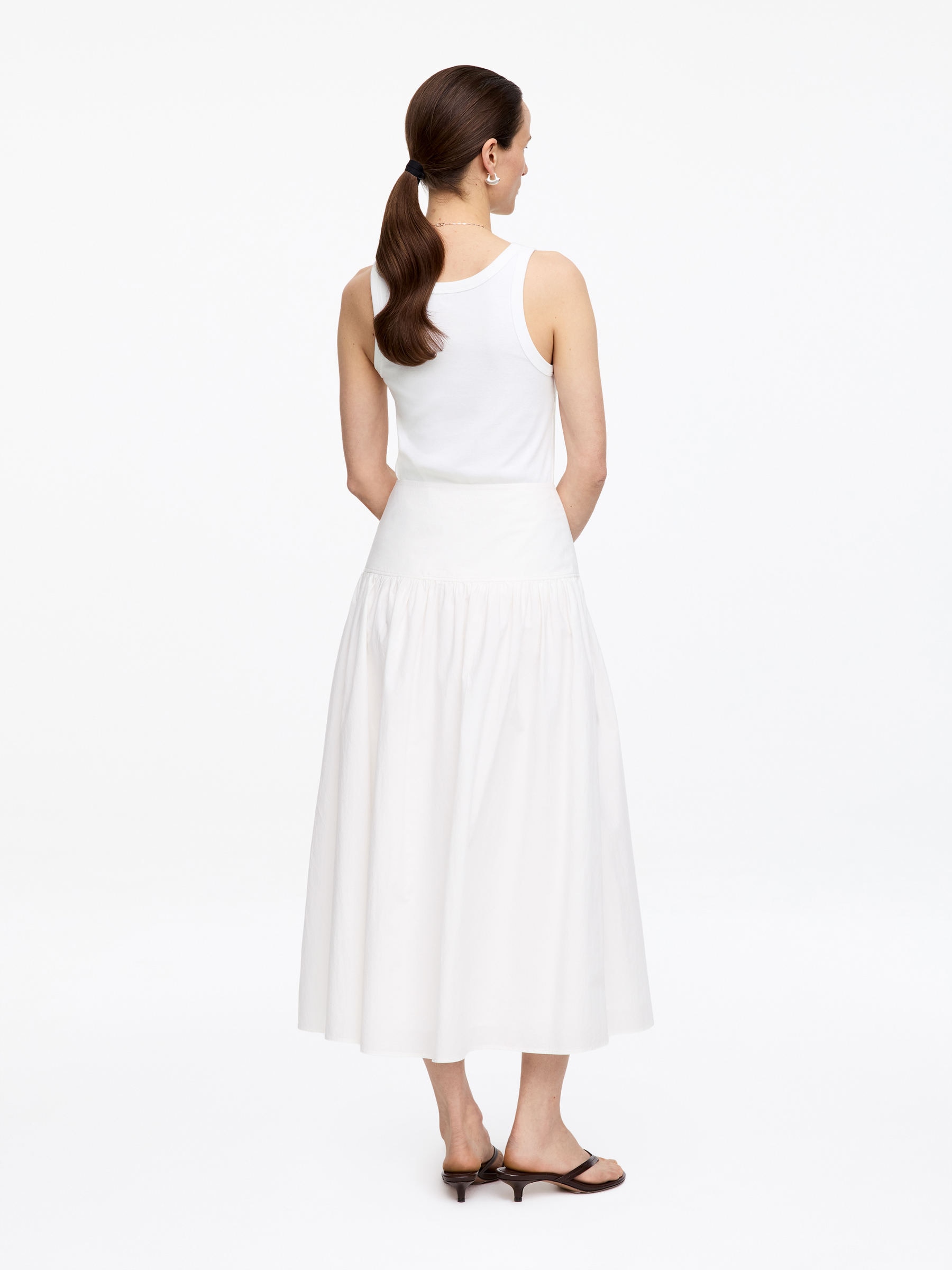 Rib Tank Top - White - Slim fit - Women - StillMedia/Lookbook - 40