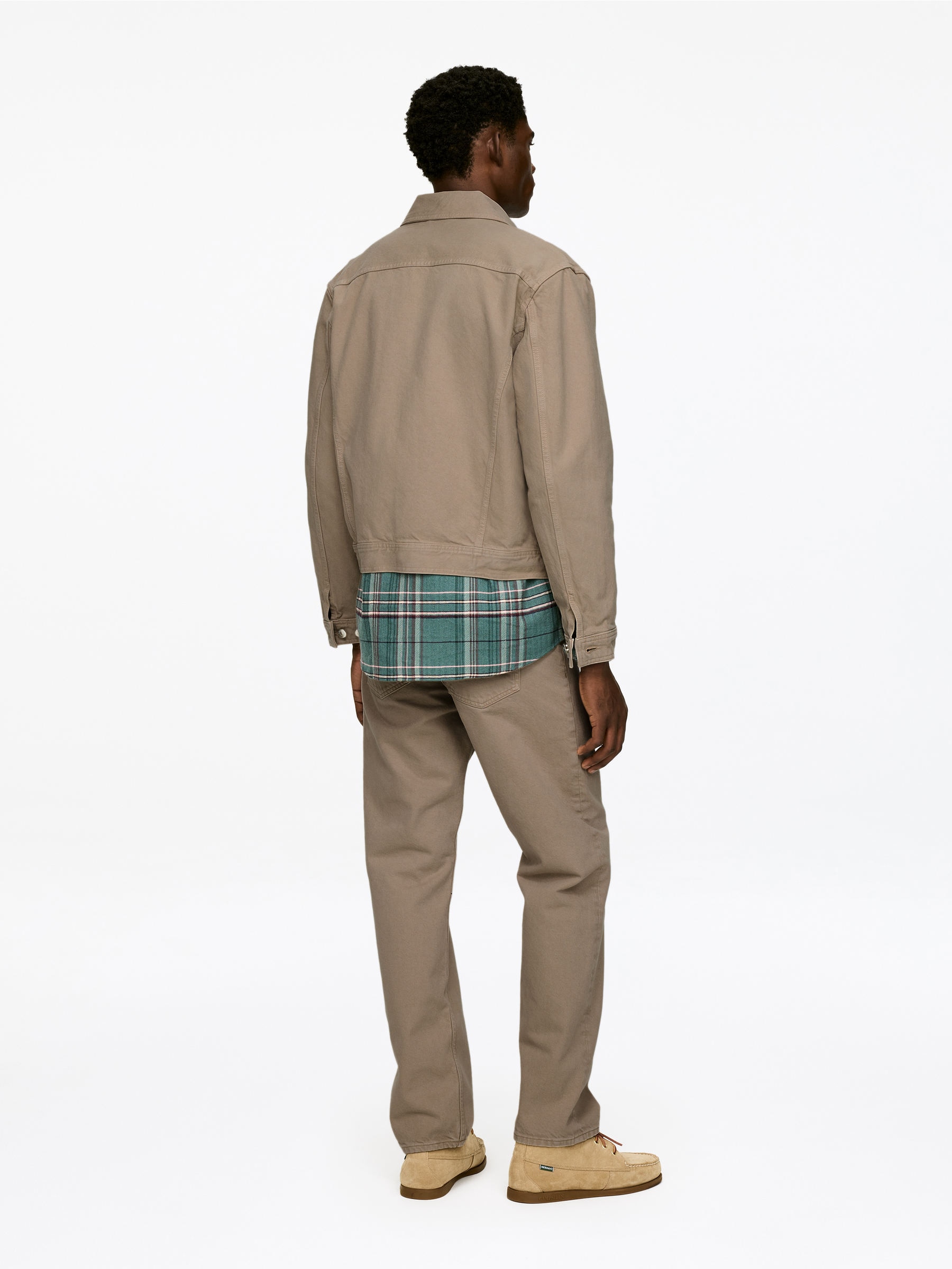 Garment-Dyed Denim Jacket - Clay - Regular fit - Men - StillMedia/Lookbook - 9