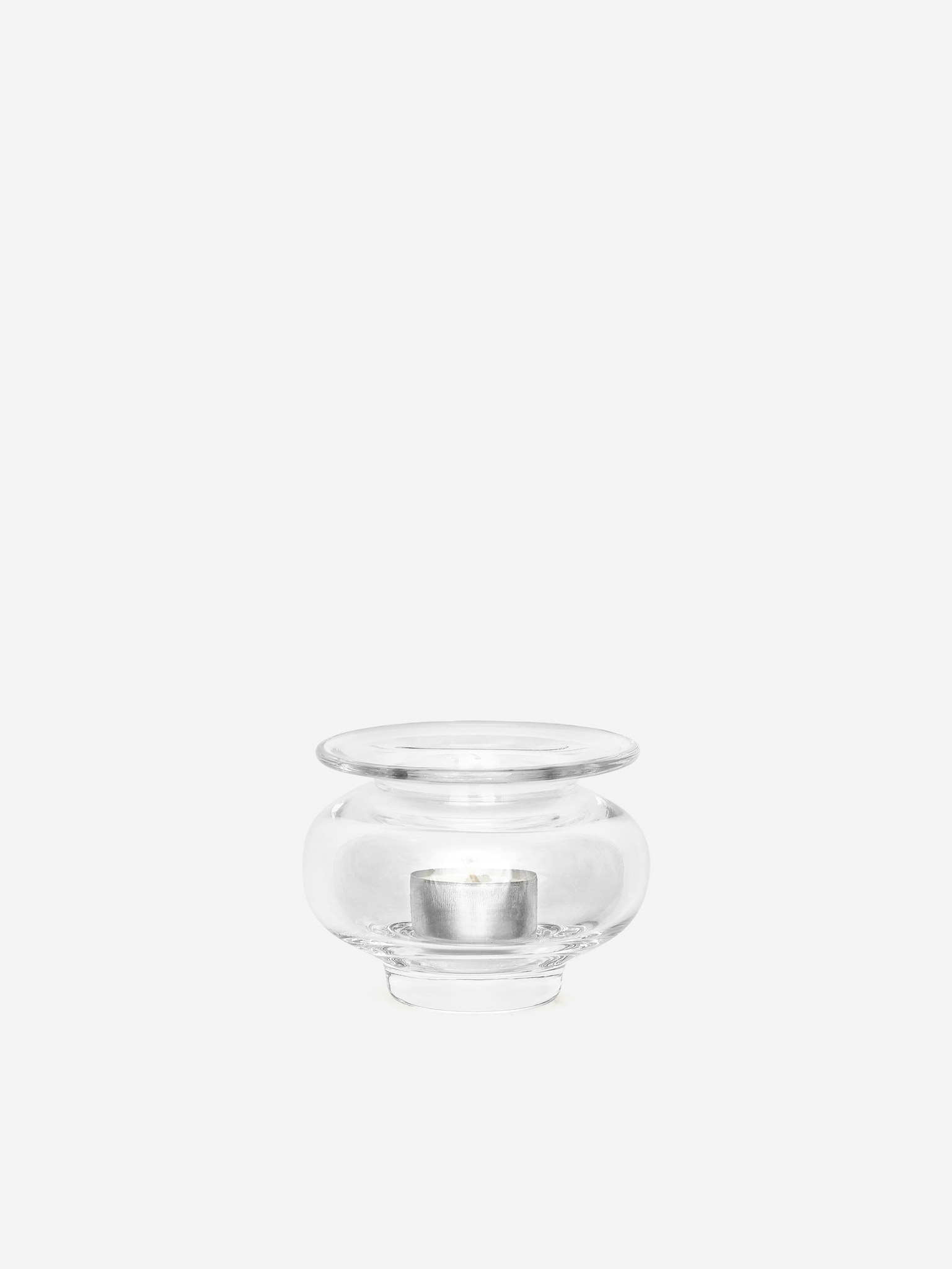 Värmeljushållare i glas - Klart glas - 3