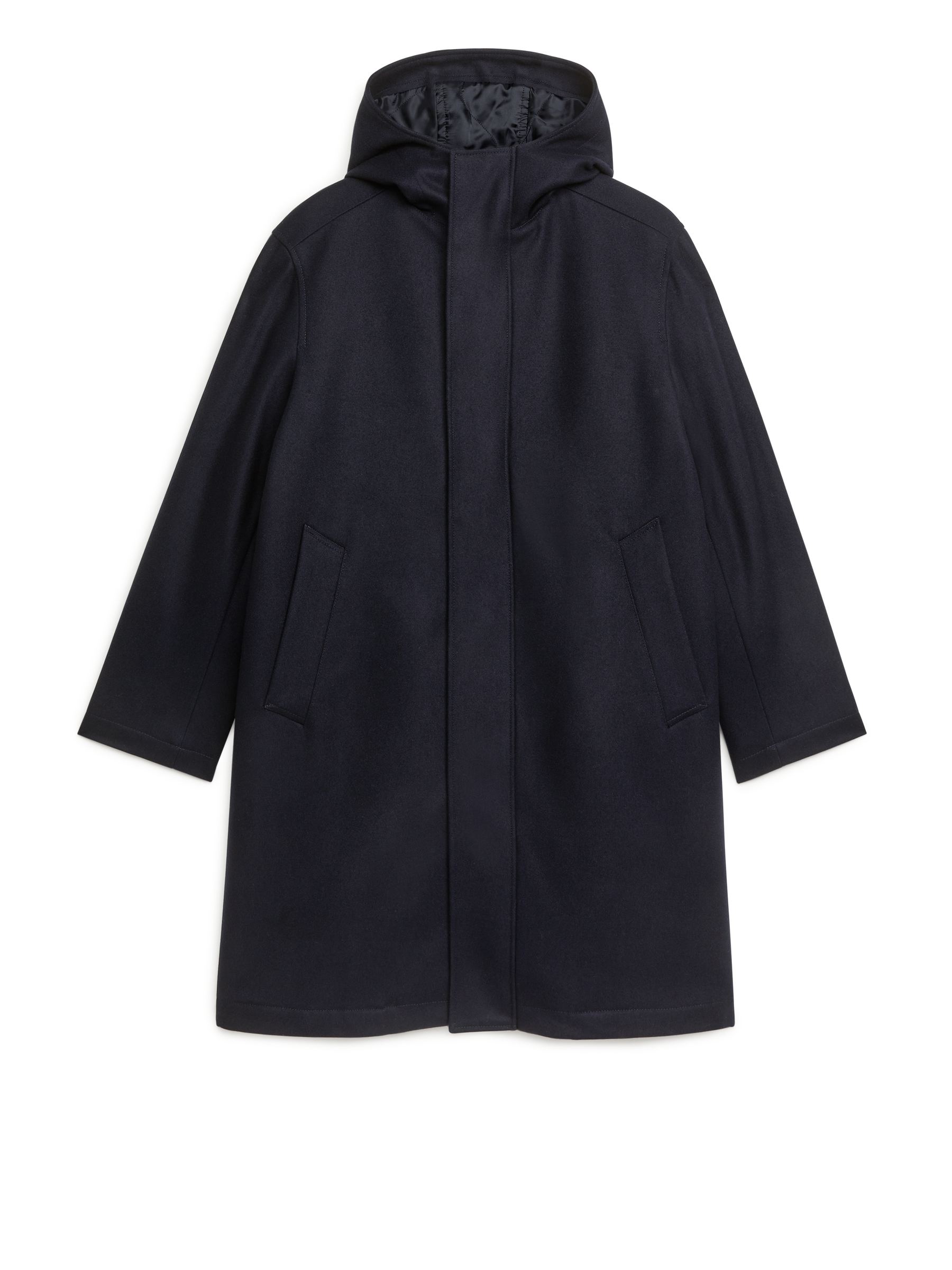 Wool Parka – Dark Blue – Men – ARKET DK