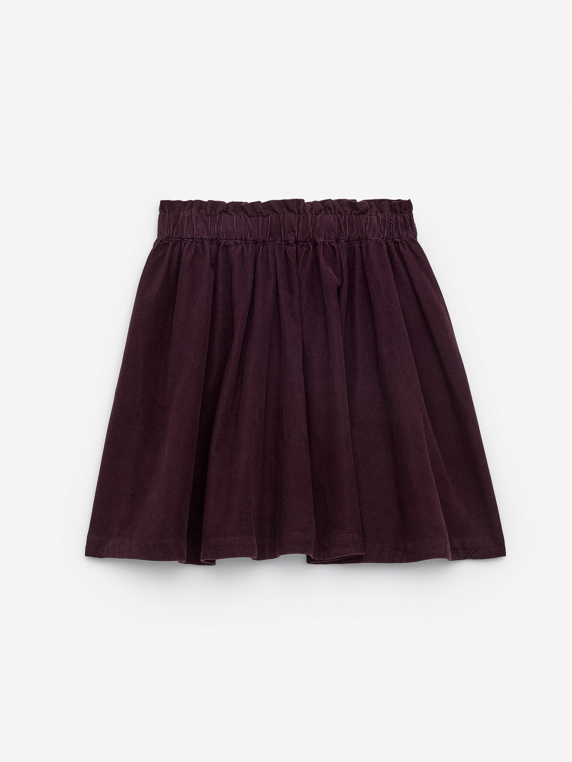 Corduroy Skirt-#483A42-16185