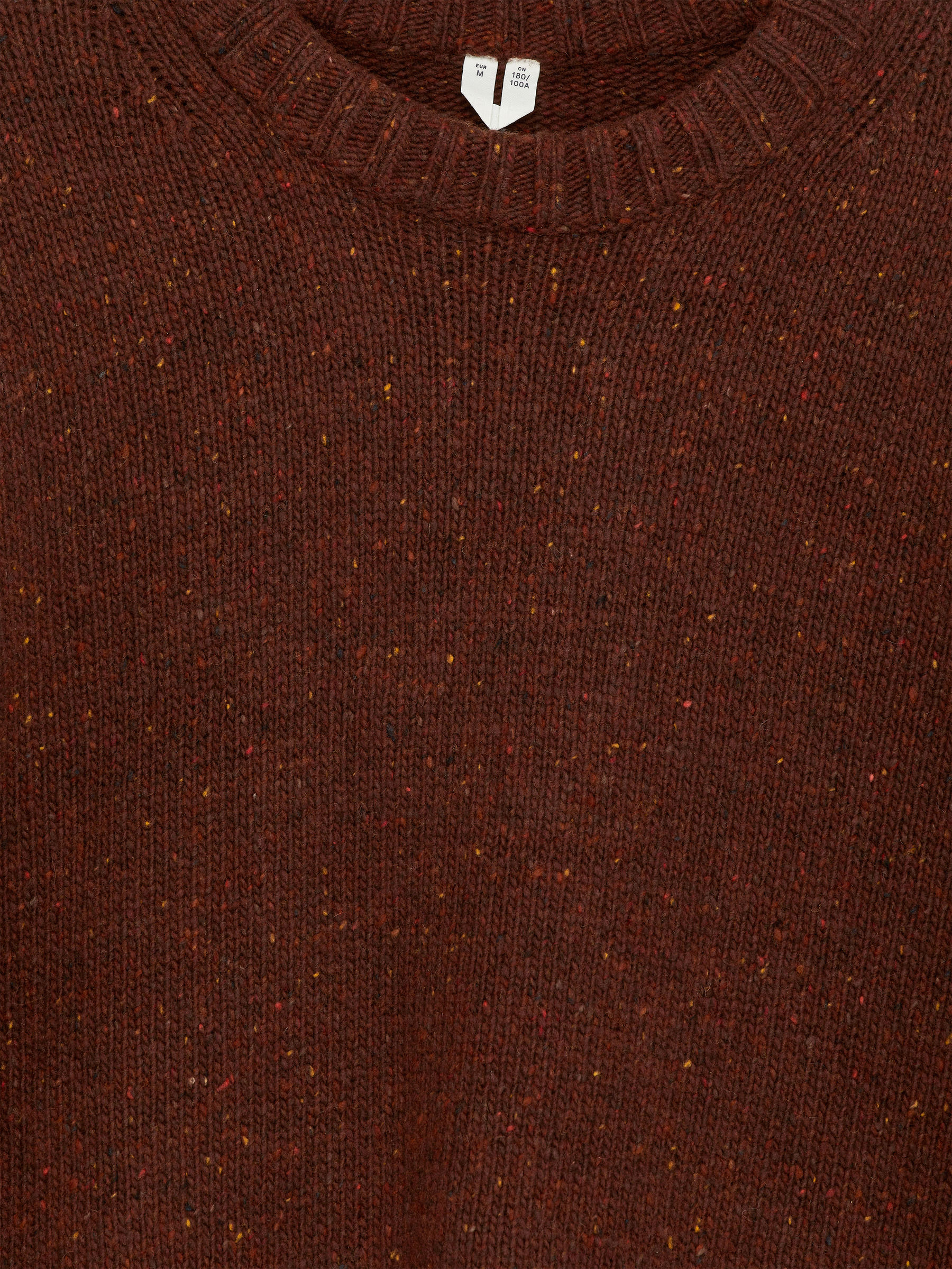 Wool-Alpaca Blend Jumper - Burgundy - Regular fit - Men - StillMedia/DescriptiveStillLife - 2