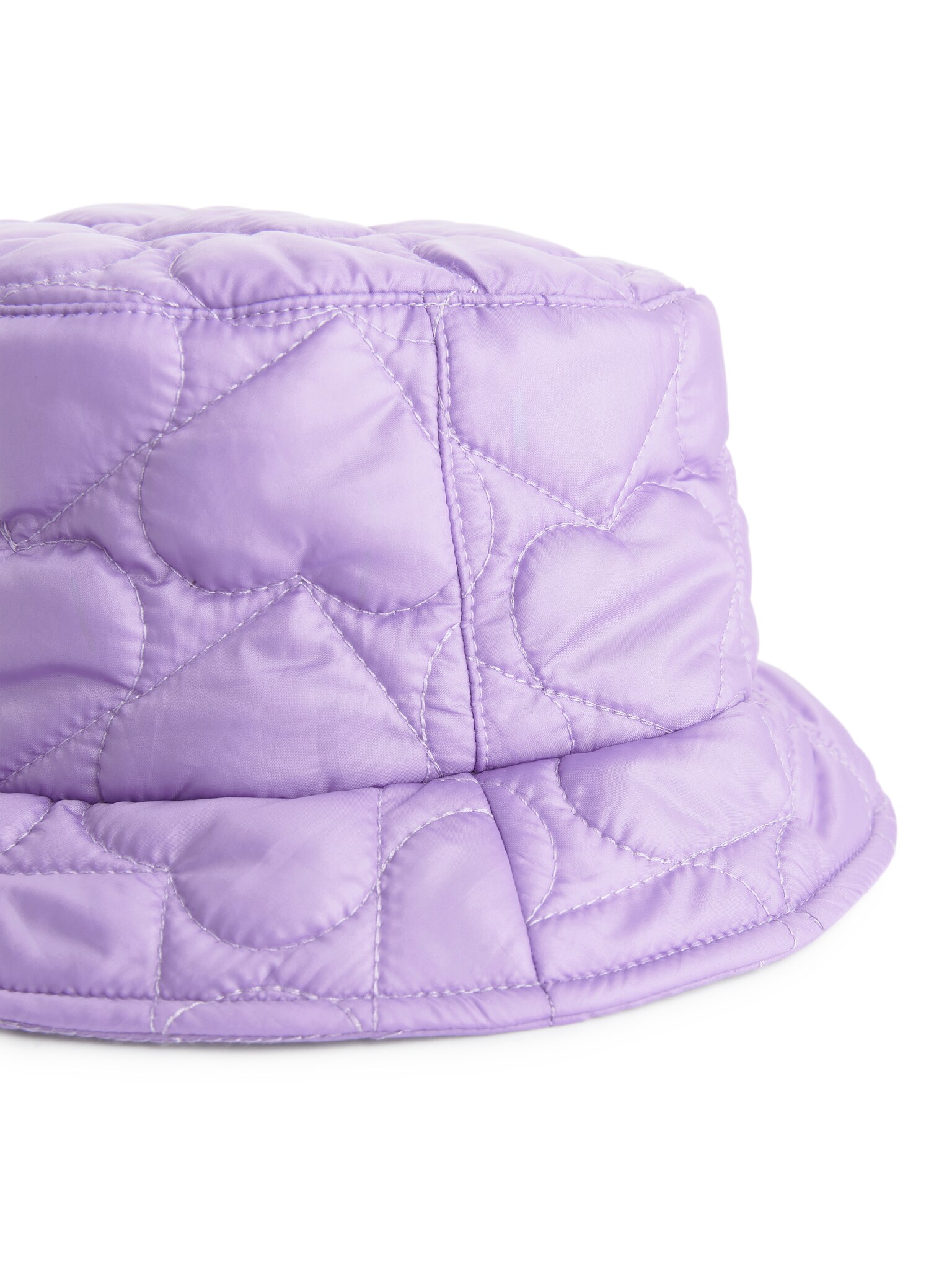 Quilted Bucket Hat - Lilac - 2