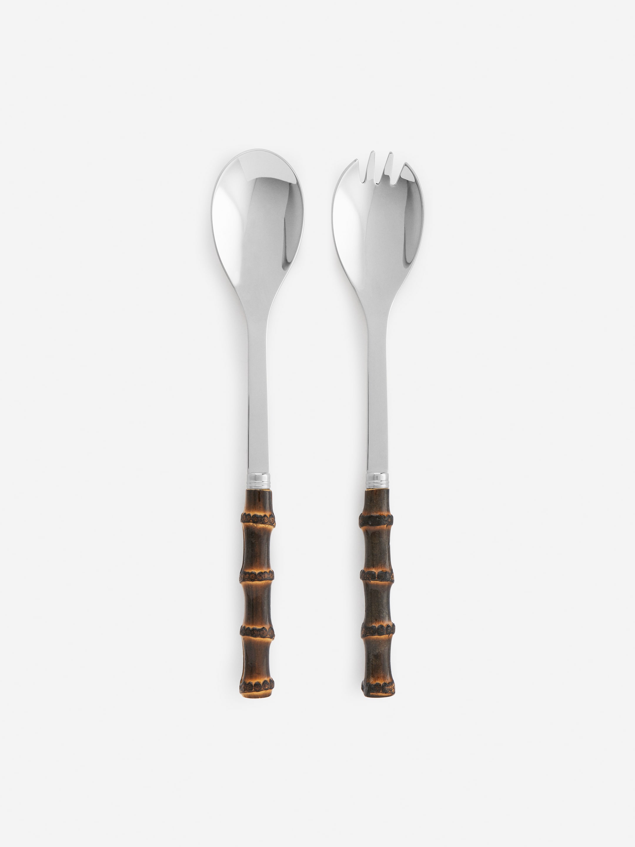 Sabre Paris Bamboo Serving Spoons - Brown - Homeware - StillMedia/DescriptiveStillLife - 1