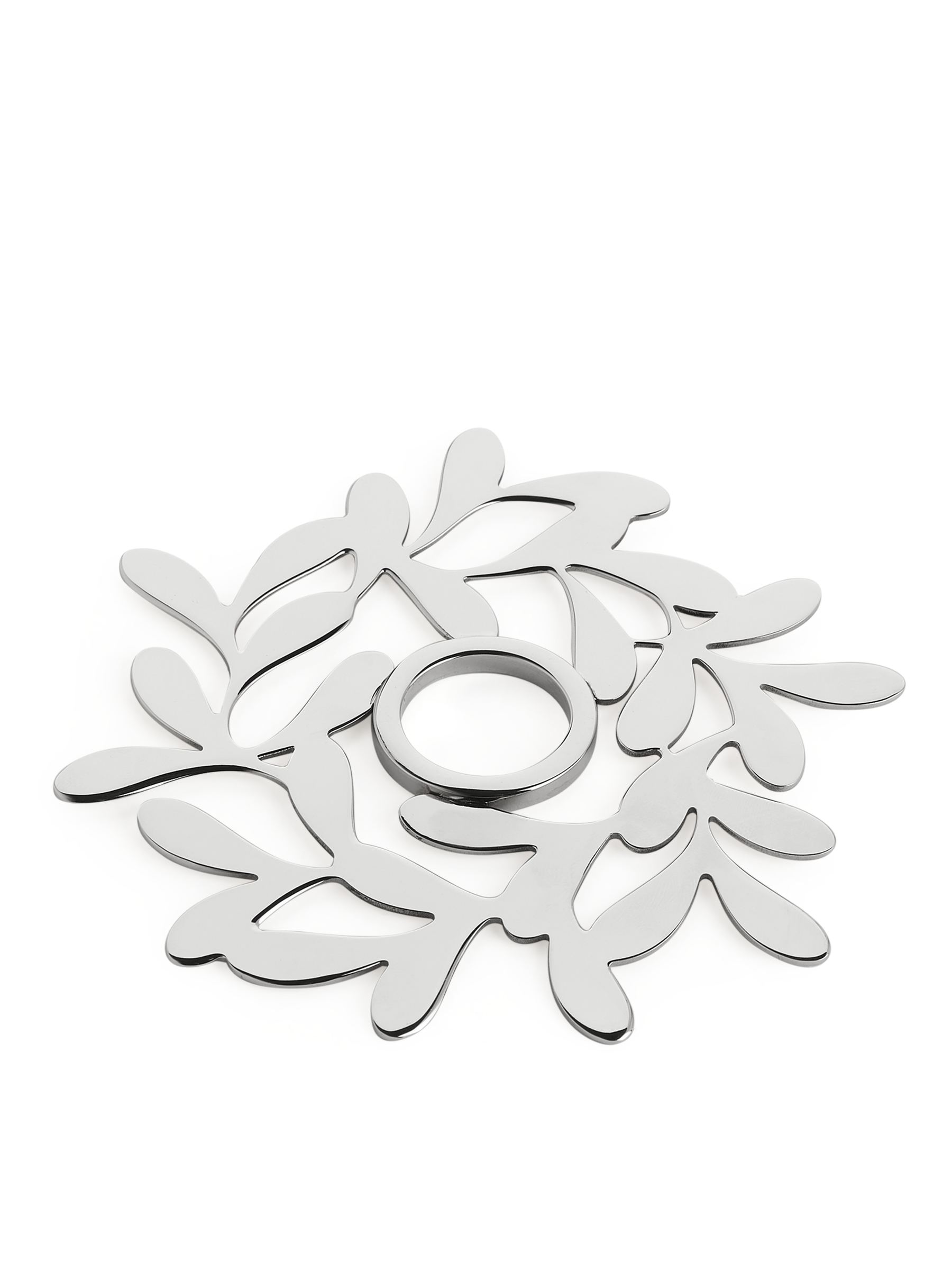 Kerzenring aus Edelstahl - Silber - Haushaltswaren - StillMedia/DescriptiveDetail - 2