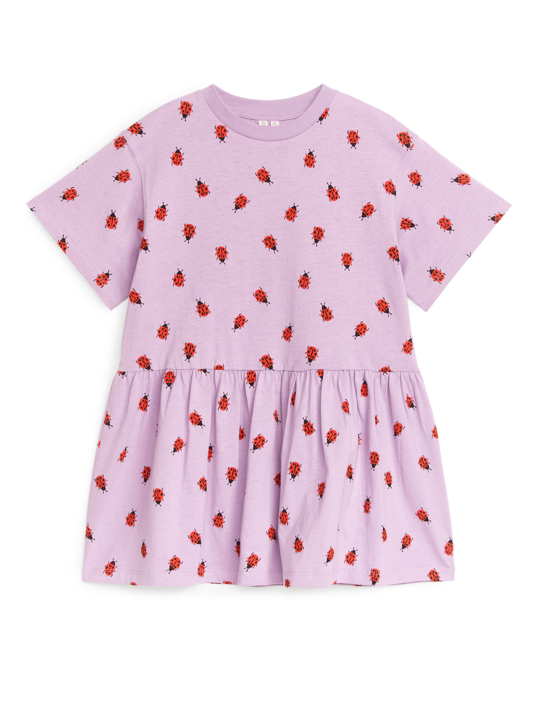 Jerseykleid mit Rüschen - Lila - Relaxed Fit - Kinder - StillMedia/DescriptiveStillLife - 1