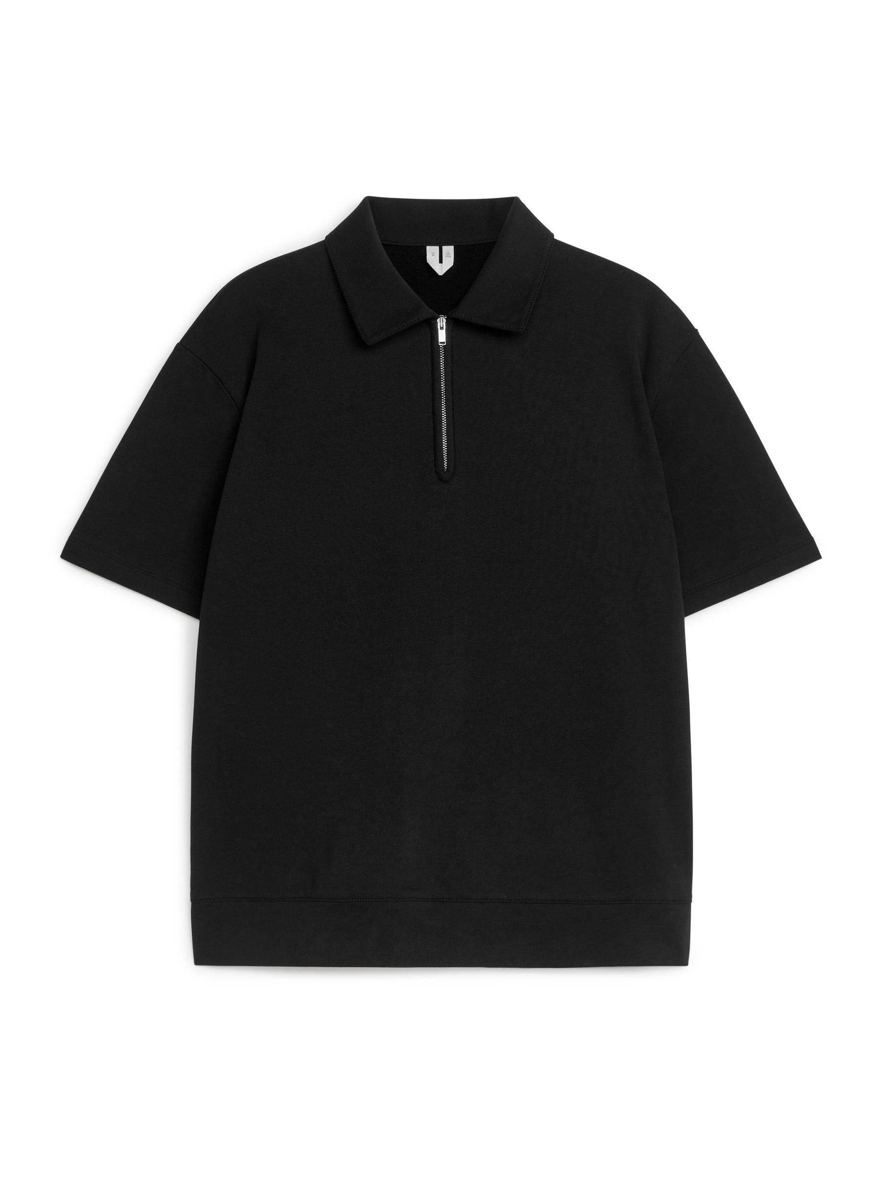 Poloshirt mit kurzem Reißverschluss - Schwarz - Regular Fit - Herren - StillMedia/DescriptiveStillLife - 1