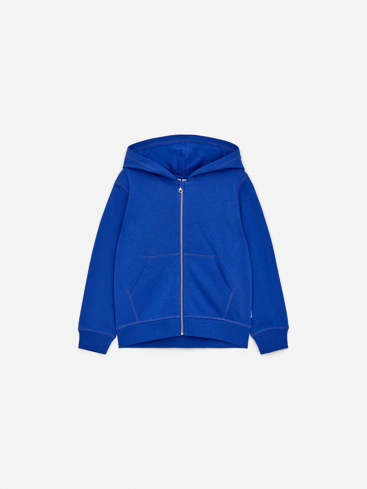 Hooded Sweatshirt - Blue/Grey Melange