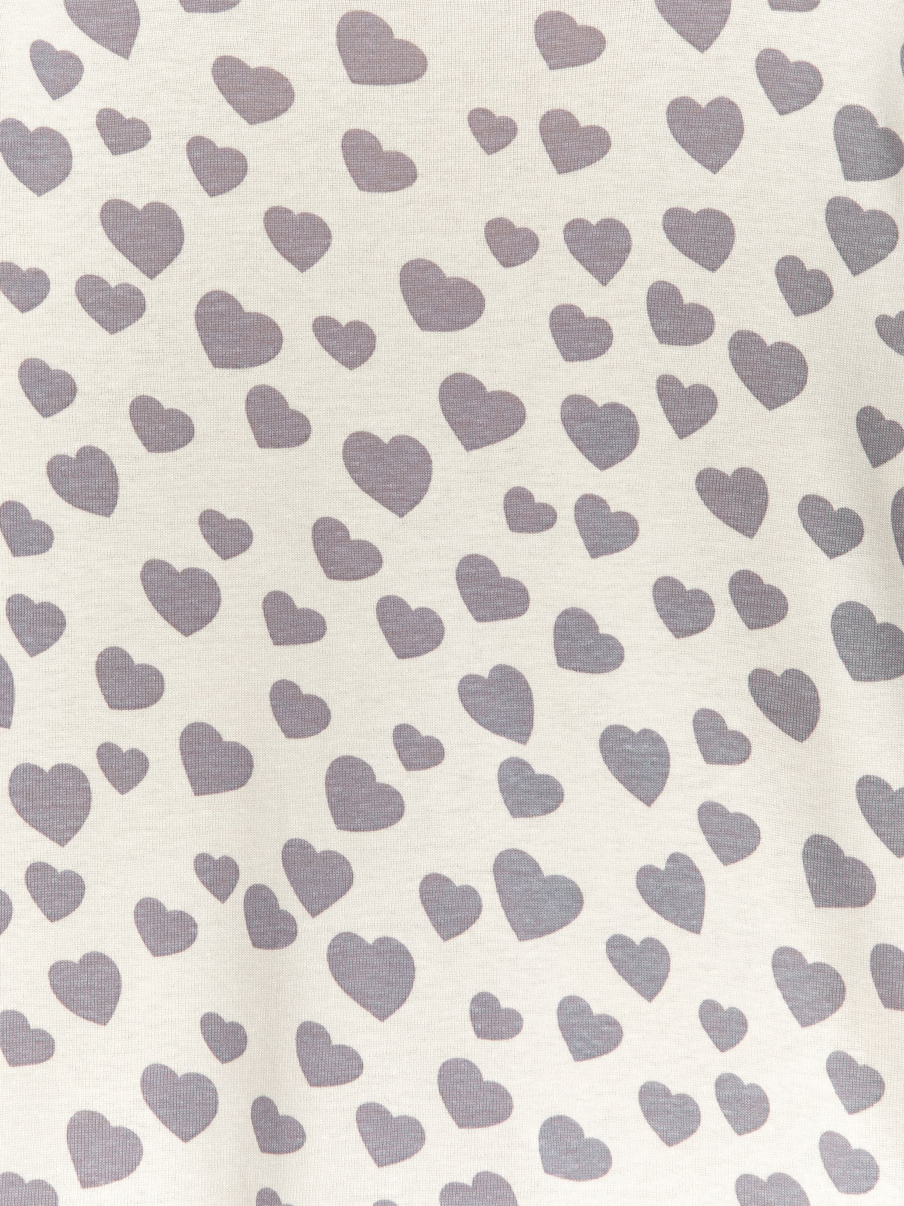 Jersey-Pyjama - Cremeweiß/violett - Regular Fit - Kinder - StillMedia/DescriptiveDetail - 1