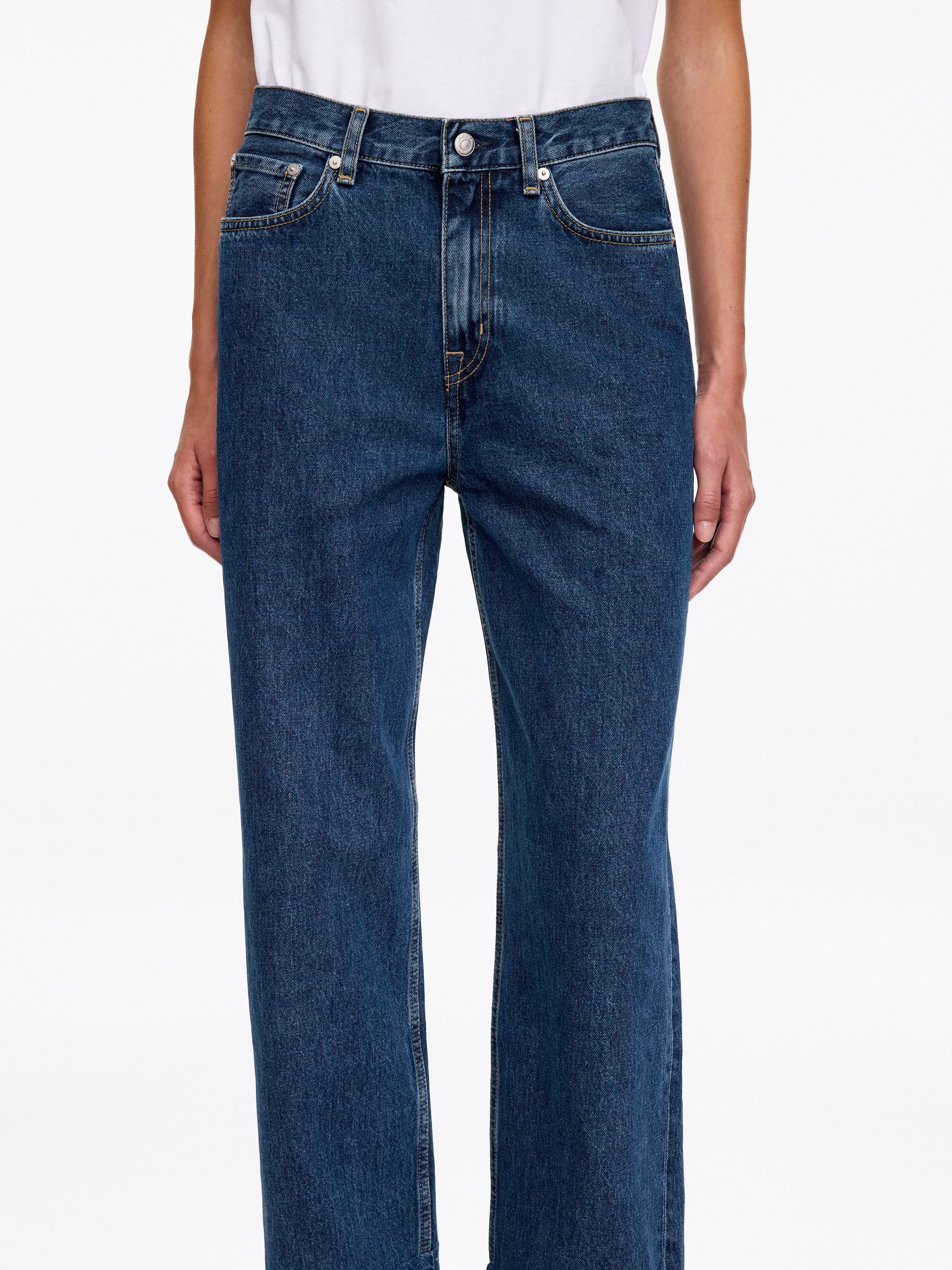 CORAL Wide Jeans - Dark Blue - Relaxed fit - women - StillMedia/Lookbook - 6