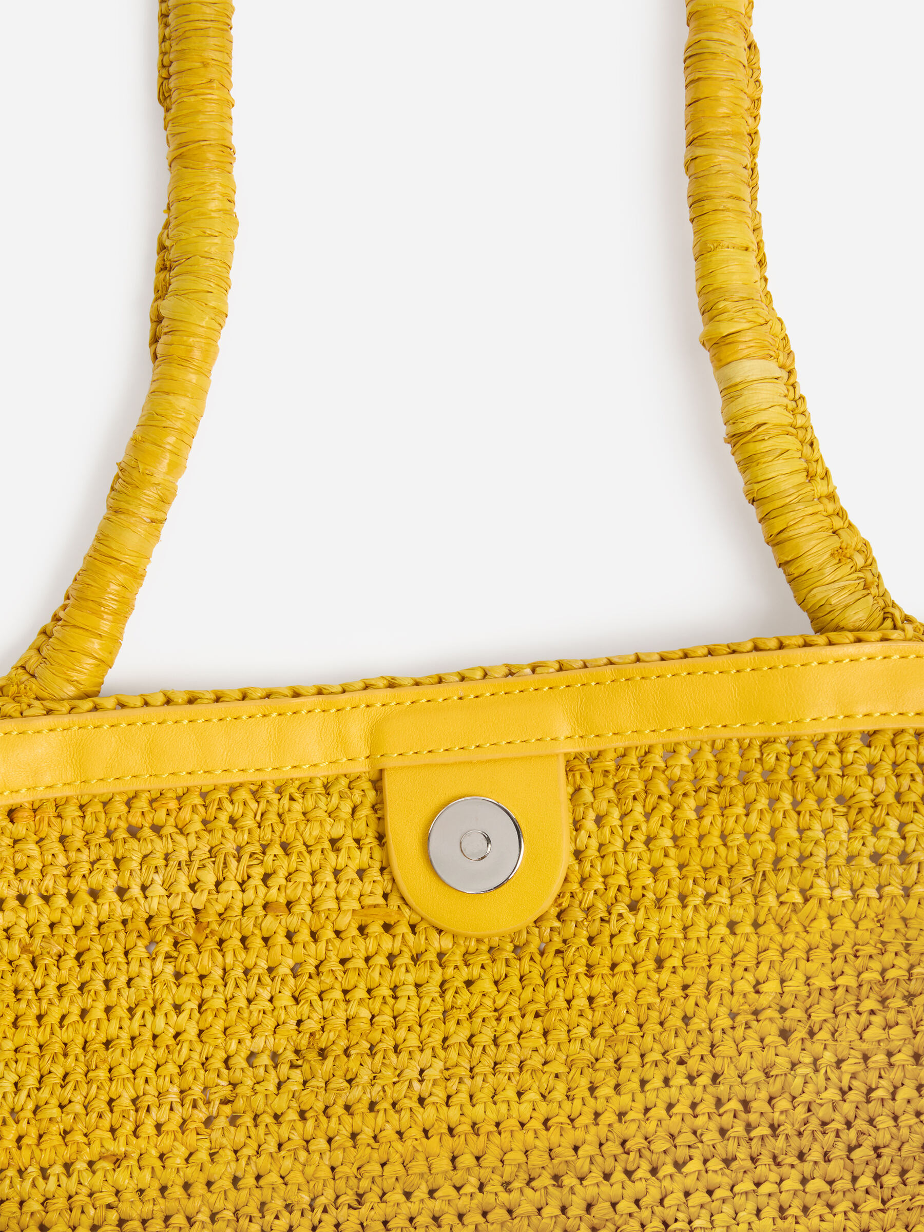 Raffia Tote Bag - Yellow - Women - StillMedia/DescriptiveDetail - 2