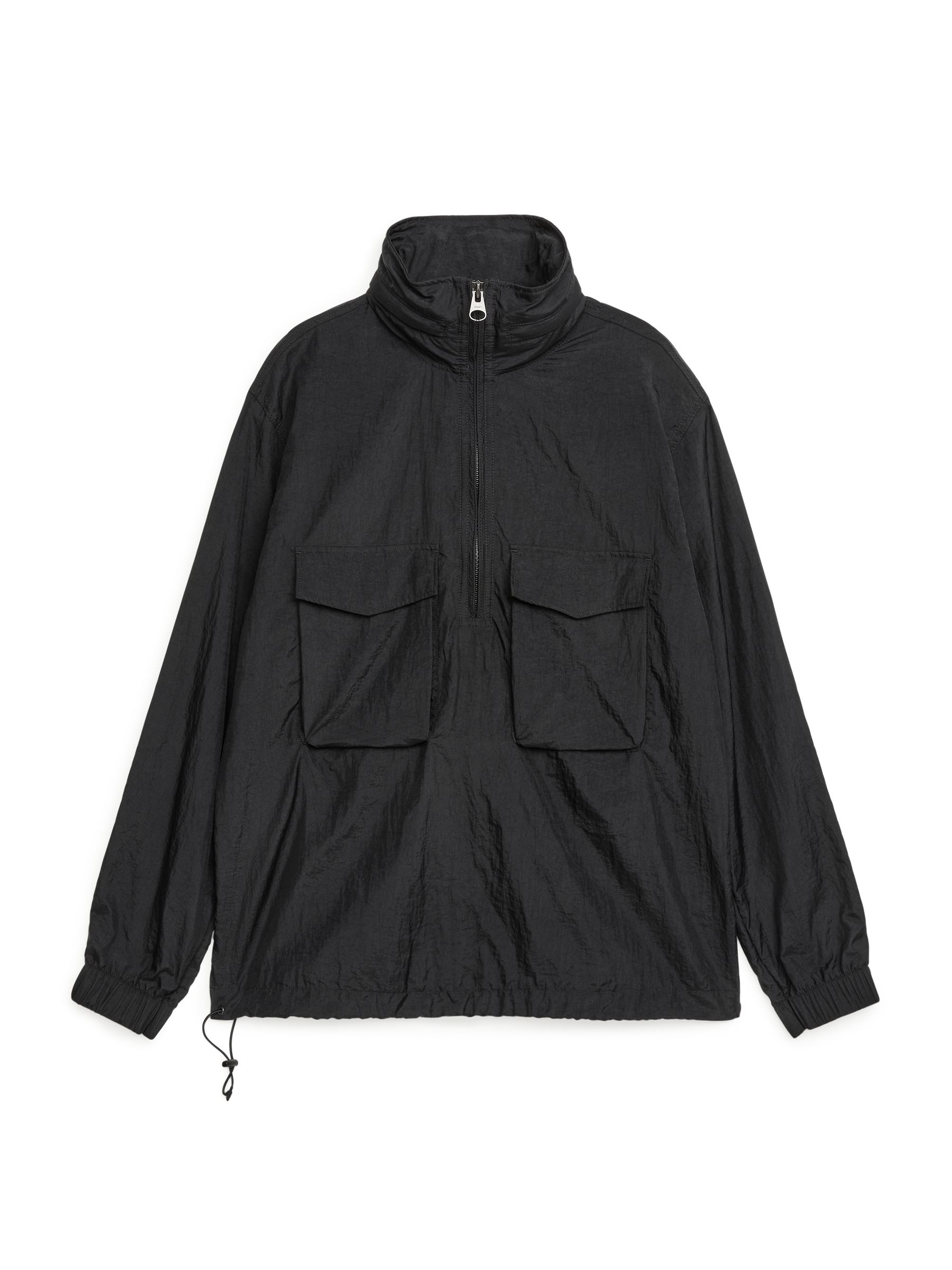 Anorak Windbreaker Jacket - Black - Men - StillMedia/DescriptiveStillLife - 1