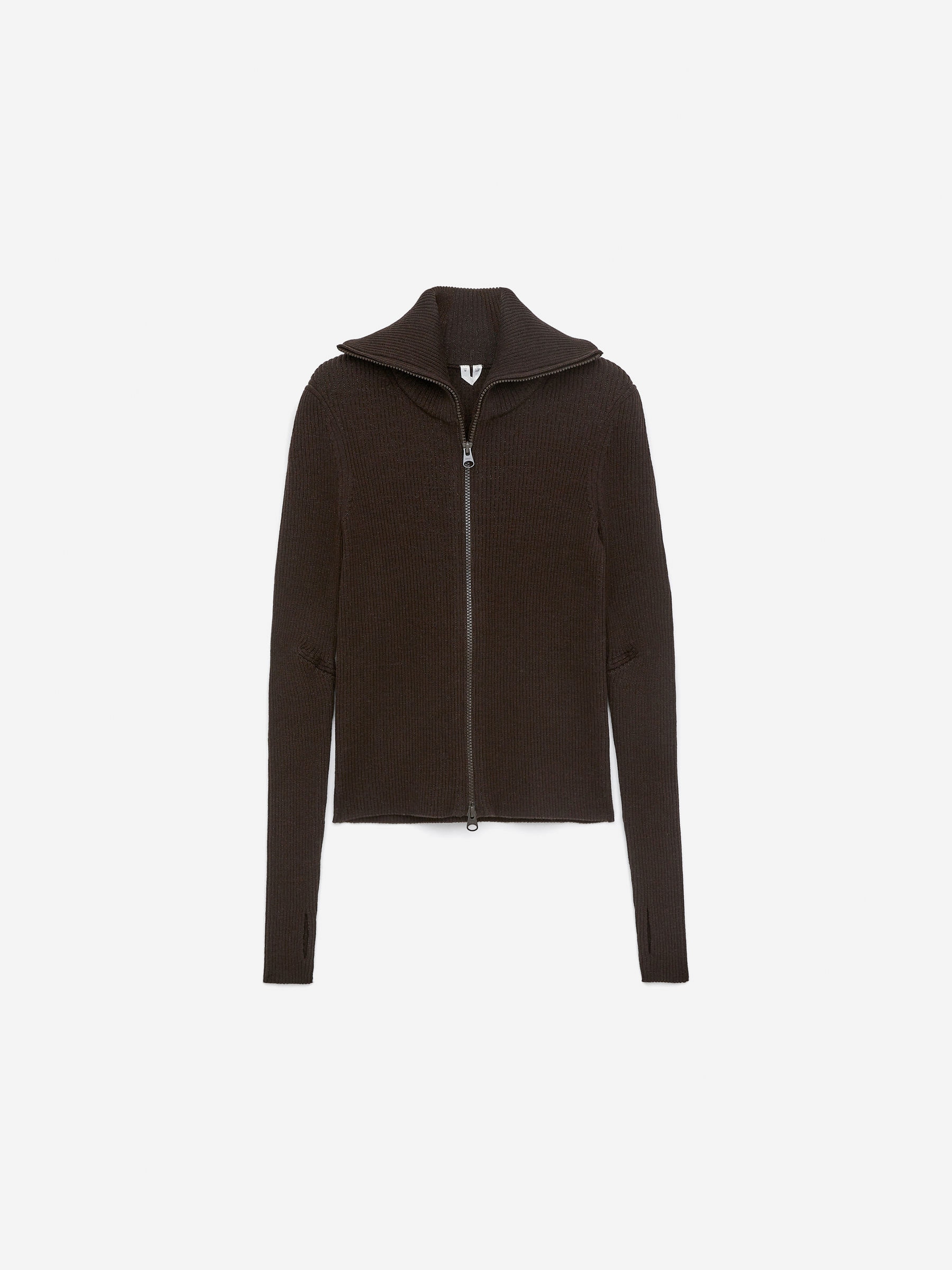 Gilet zippé-#3F3838-16461