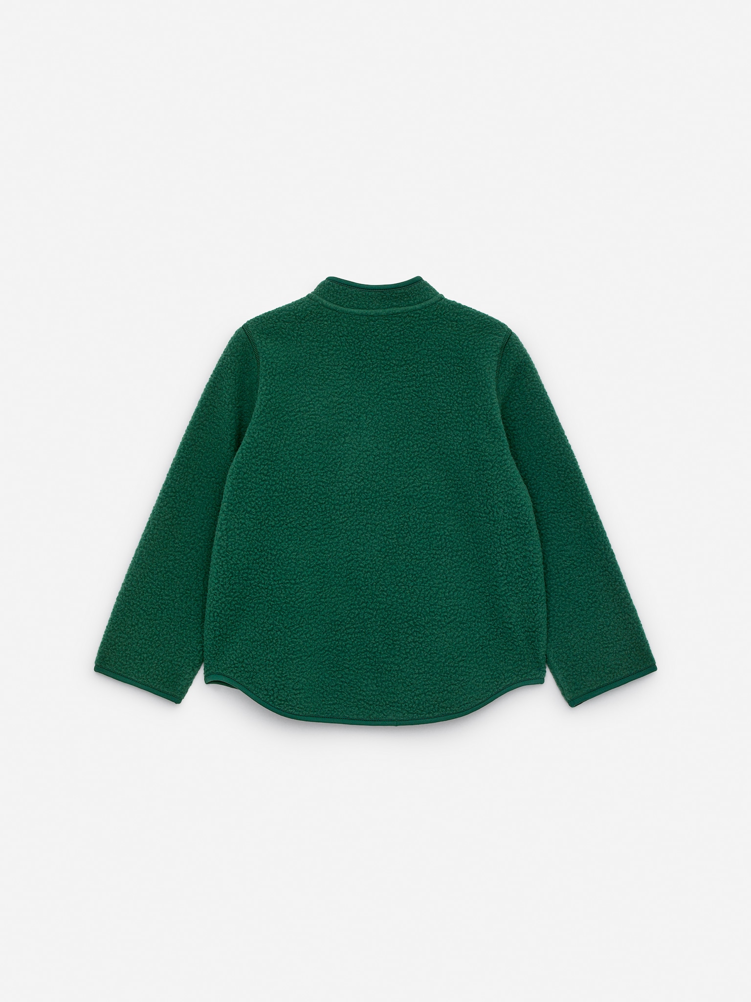 Fleece Jacket - Verde oscuro/Rosa fucsia - 3