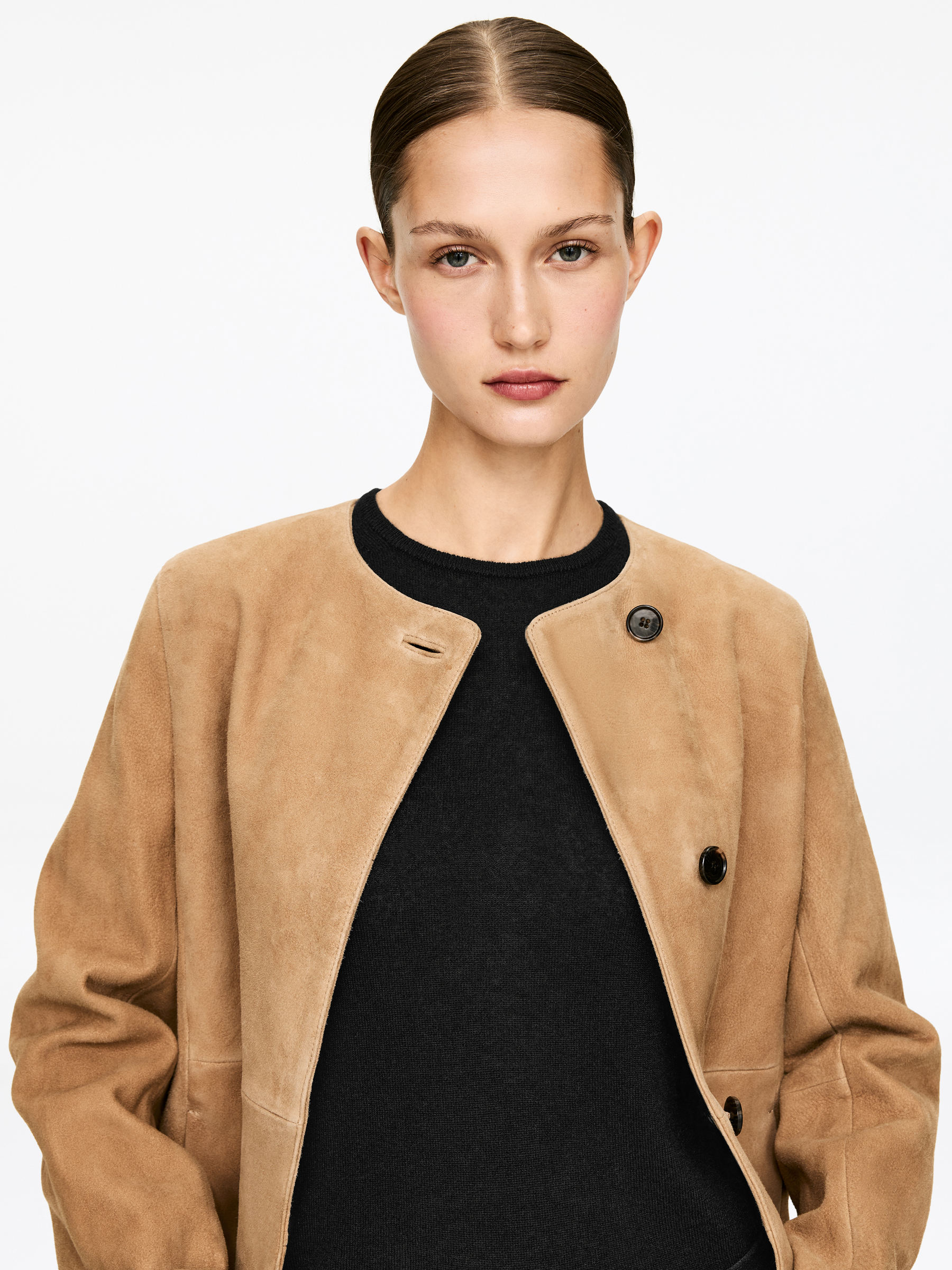 Pull en pur cachemire - Noir - Regular fit - Femme - StillMedia/Lookbook - 3