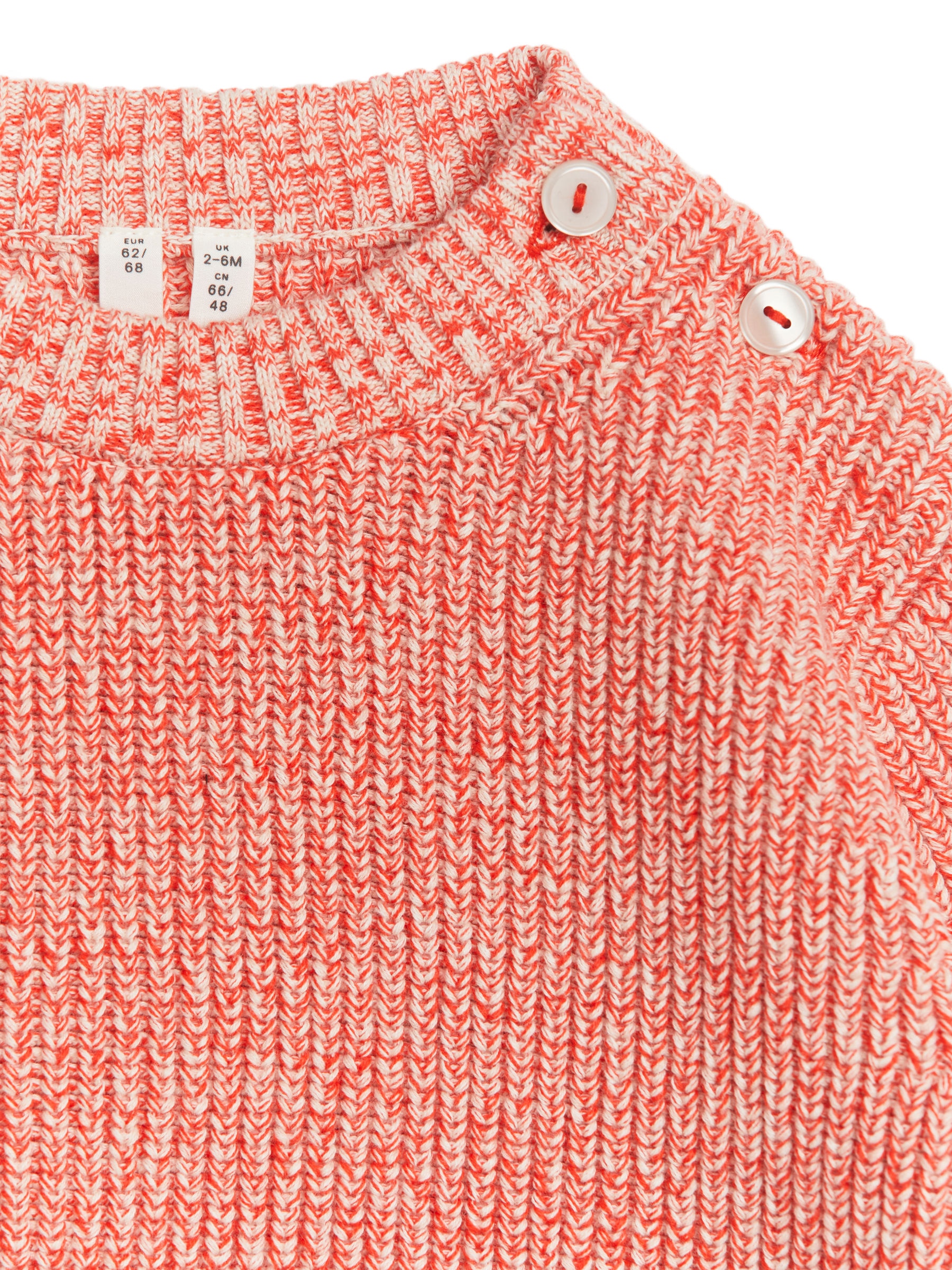 Baumwollstrickpullover - Orange meliert - Relaxed Fit - Kinder - StillMedia/DescriptiveDetail - 2