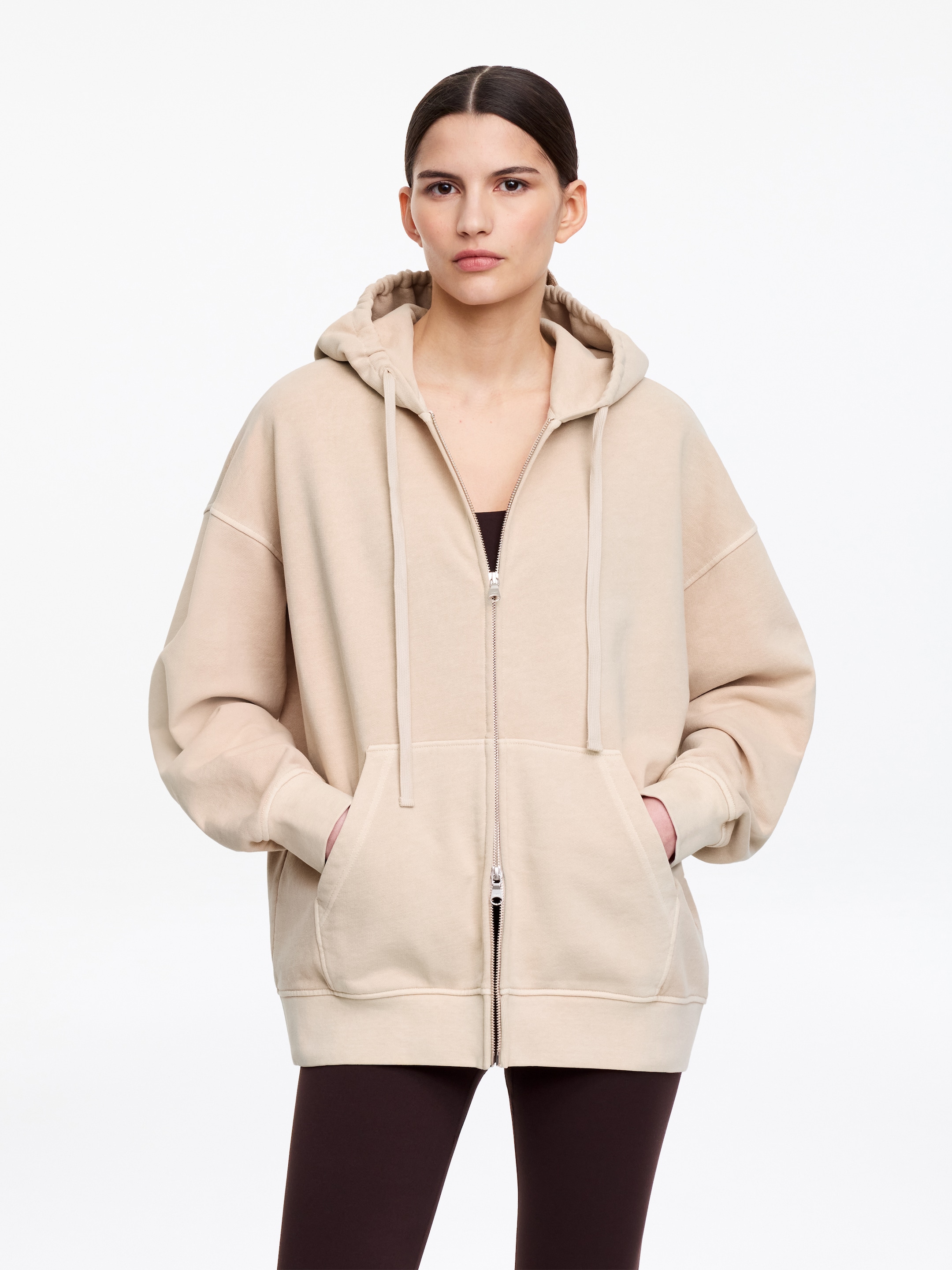 Zip Hoodie-#e5d3c4-18643
