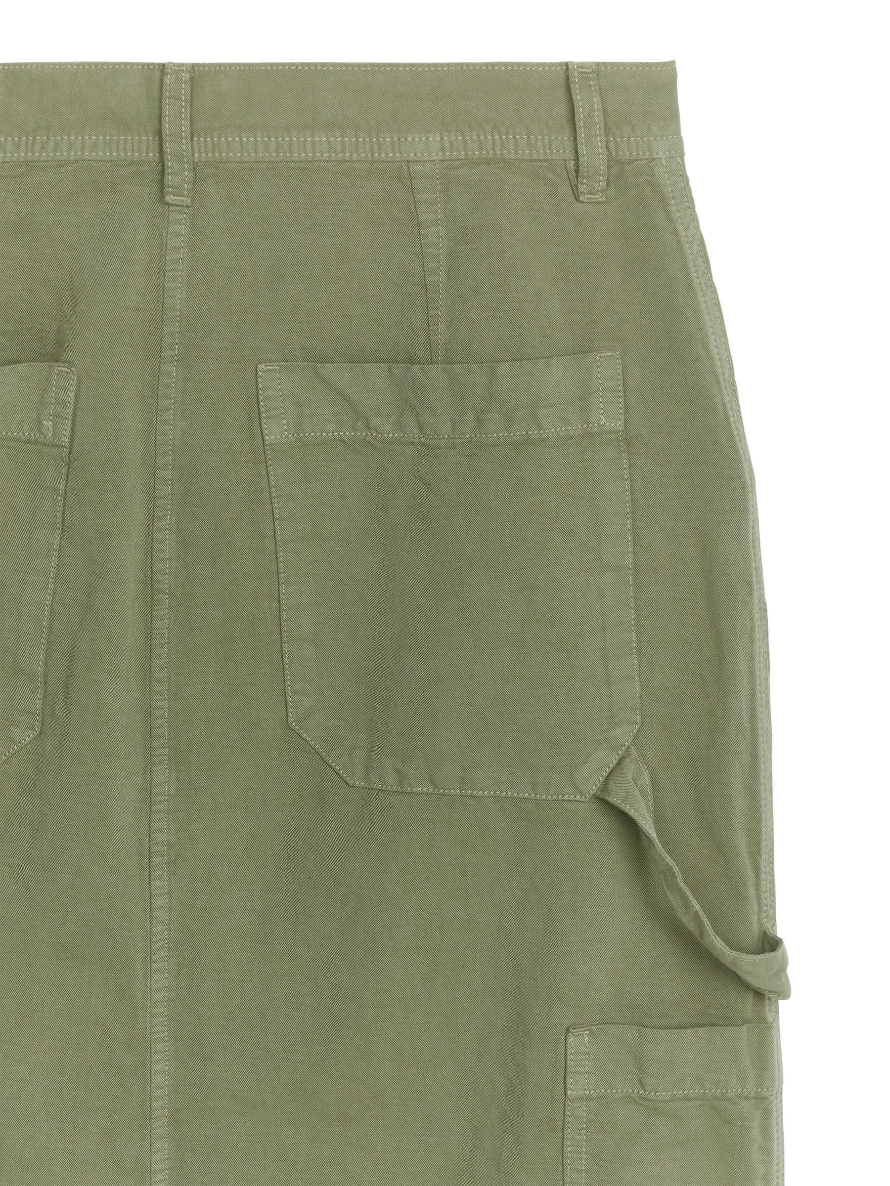 Long Cargo Skirt - Khaki Green - Regular fit - Women - StillMedia/DescriptiveDetail - 1