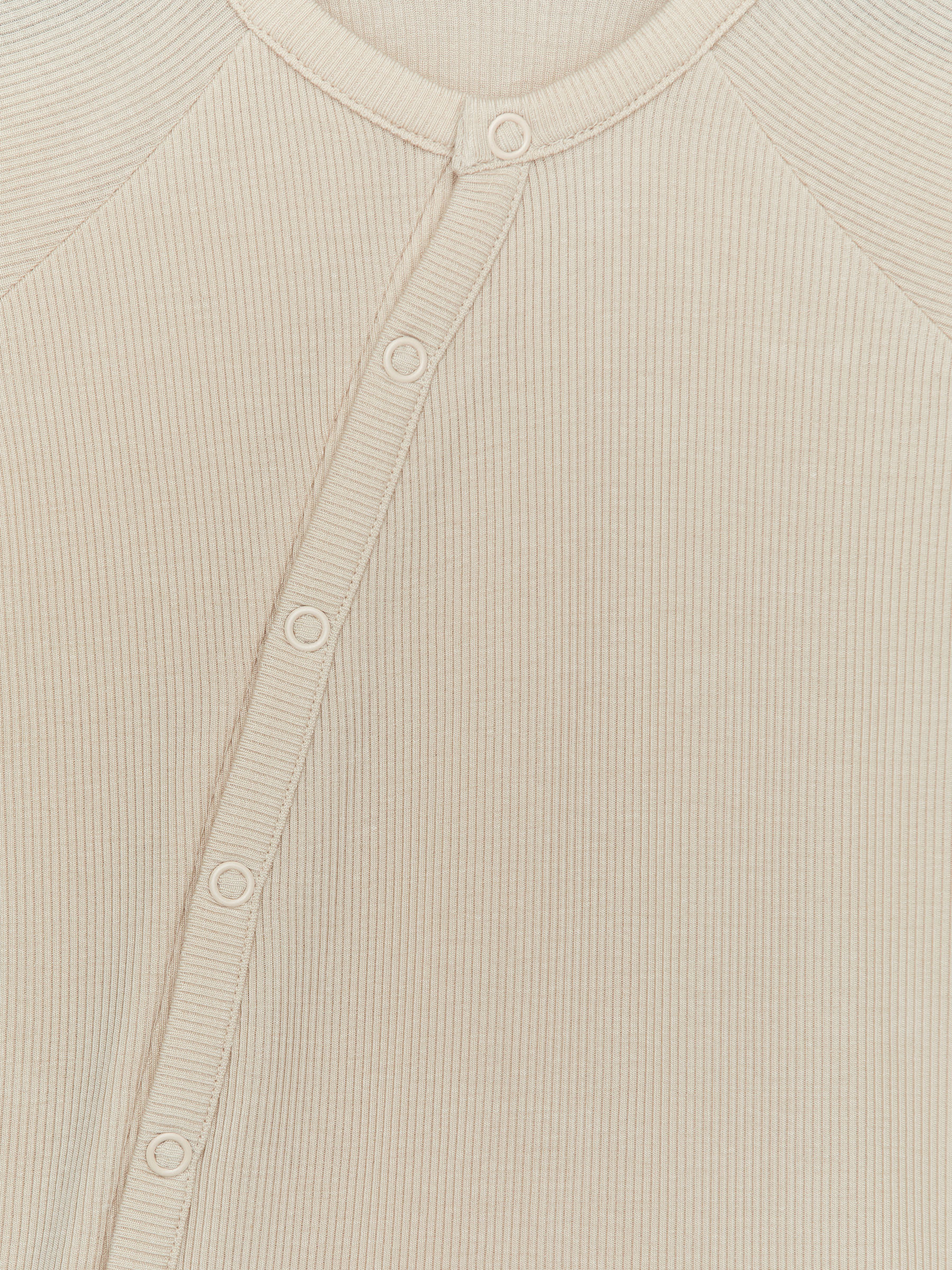 Newborn Smooth Rib Pyjama - Beige - Regular fit - Children - StillMedia/DescriptiveDetail - 1