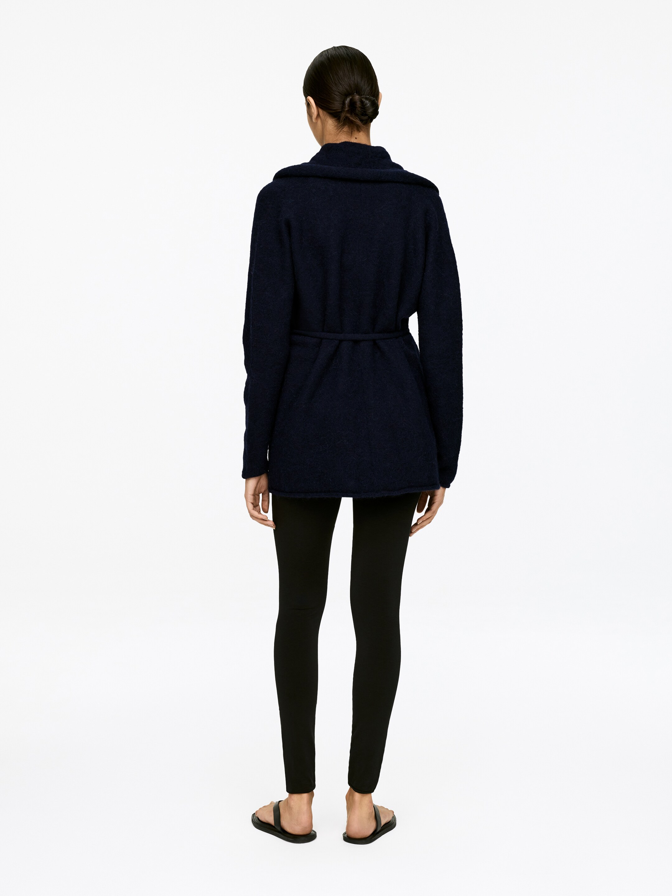 Zobraziť väčší obrázok: Alpaca-Wool Blend Cardigan - Tmavomodrá - ŽENY | H&M SK 2