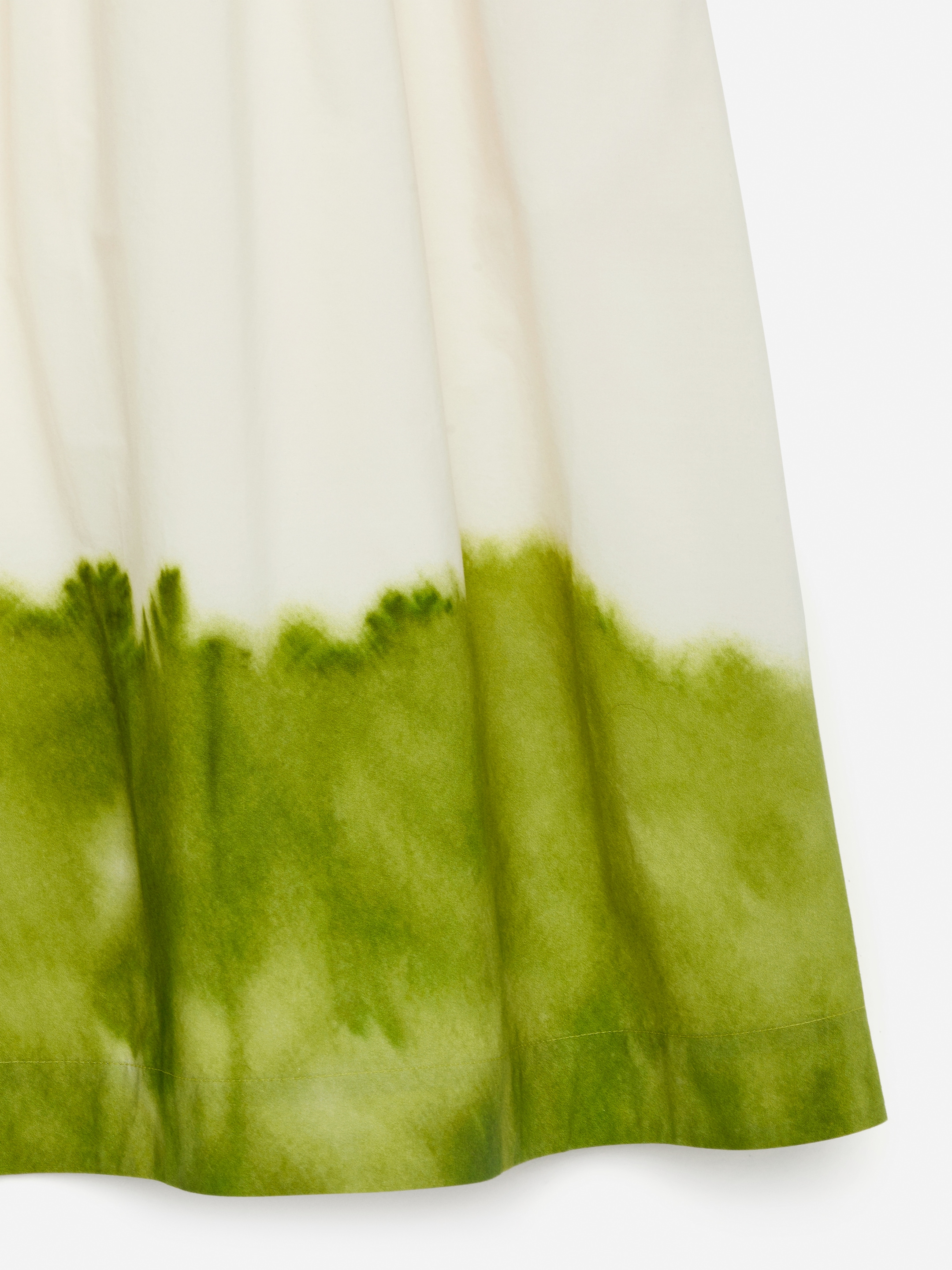 Printed Midi-Skirt - Off White/Green - Regular fit - Women - StillMedia/DescriptiveDetail - 2