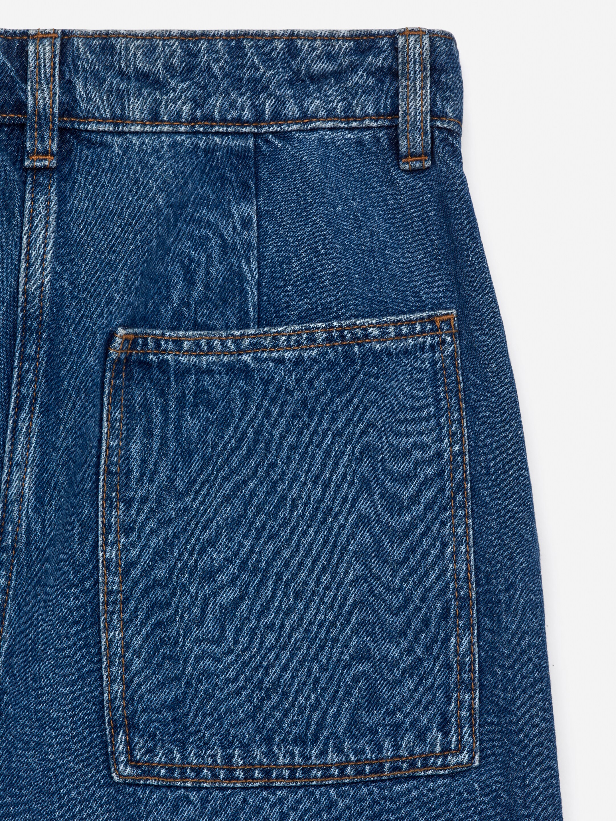 Προβολή μεγαλύτερης εικόνας: Wide Turn-Up Jeans - Μπλε - Ladies | H&M GR 7