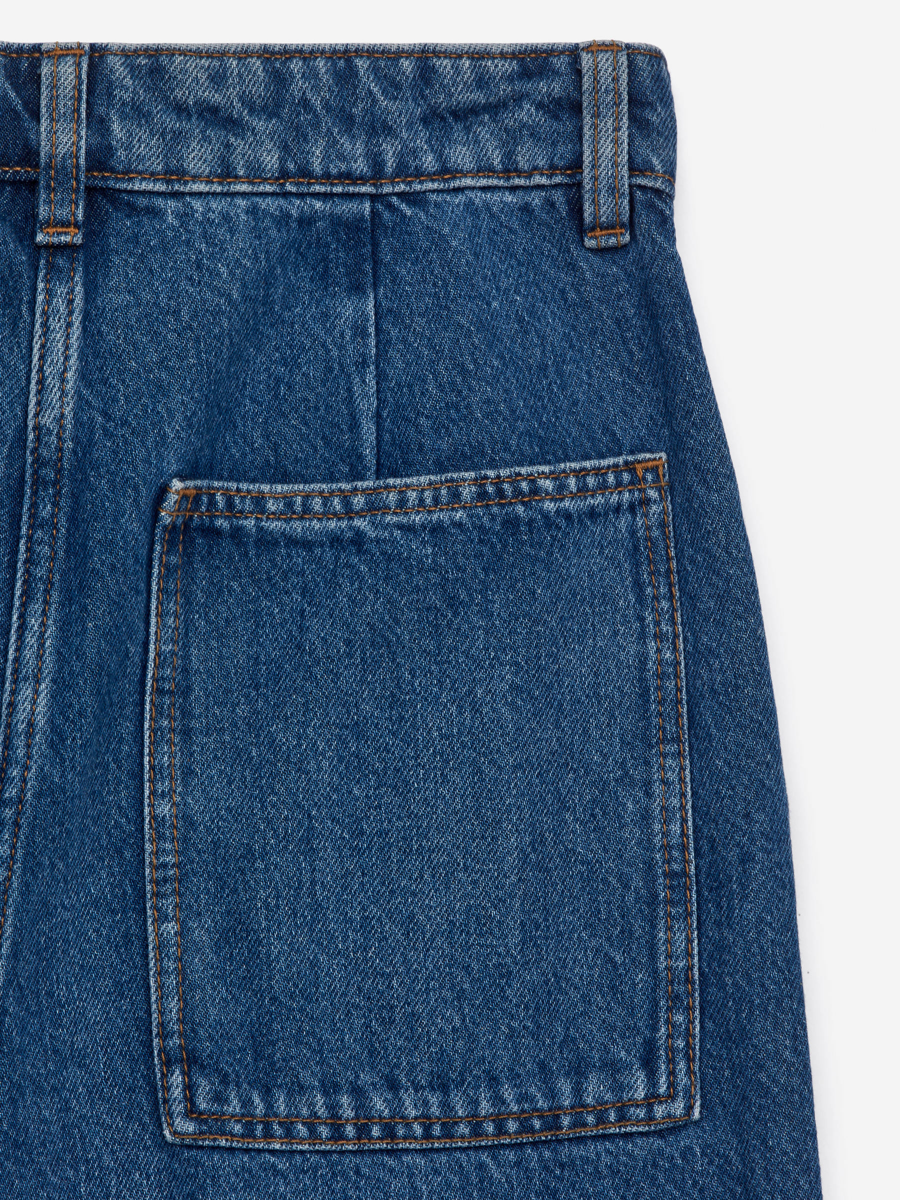 Jean à larges revers - Bleu - Relaxed fit - Femme - StillMedia/DescriptiveDetail - 2