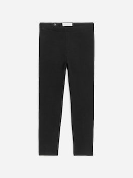 Ribbade trikåleggings