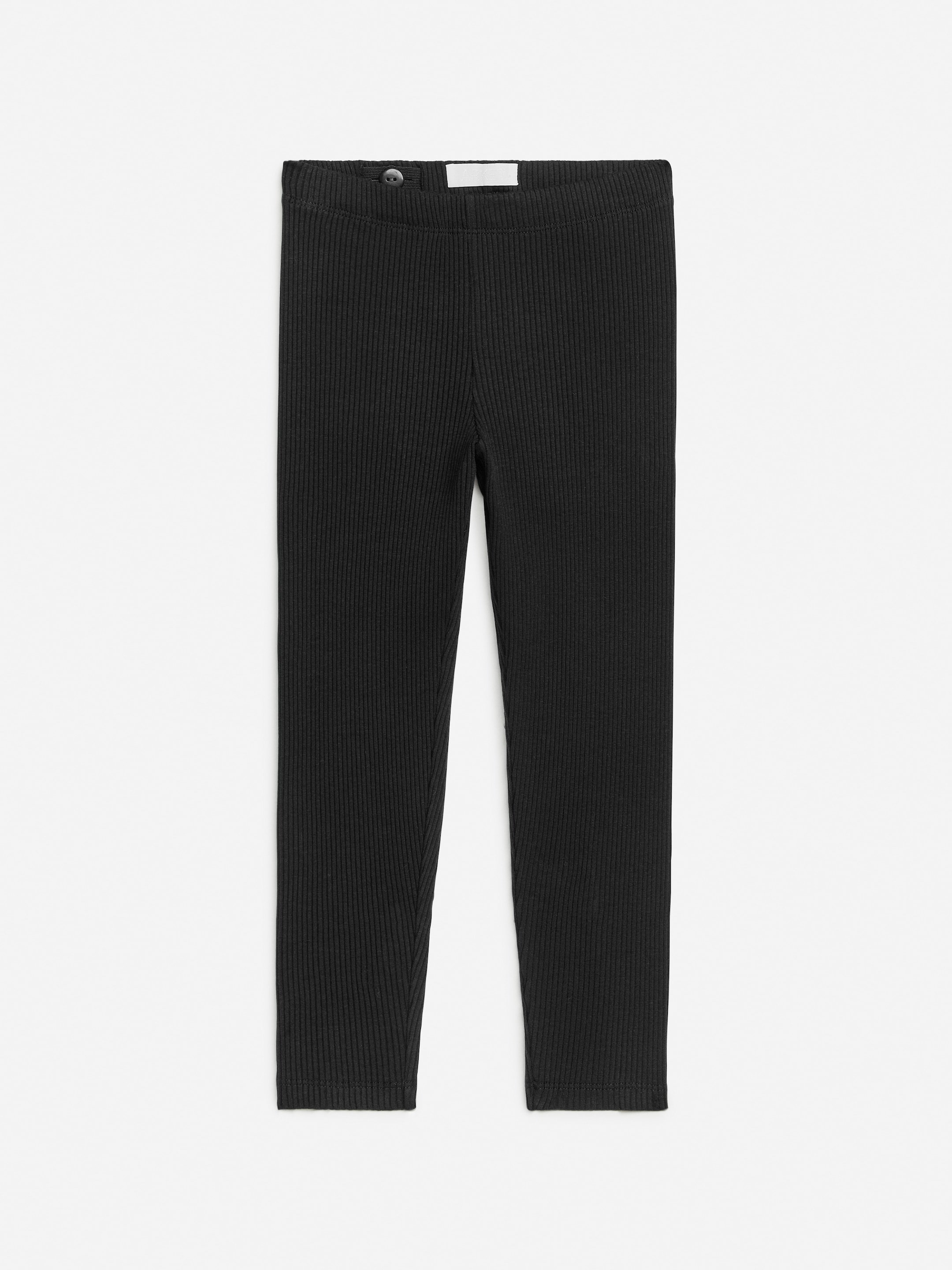 Zobacz większy obraz: Dżersejowe legginsy w prążki - Czarny - Dziecko | H&M PL 2