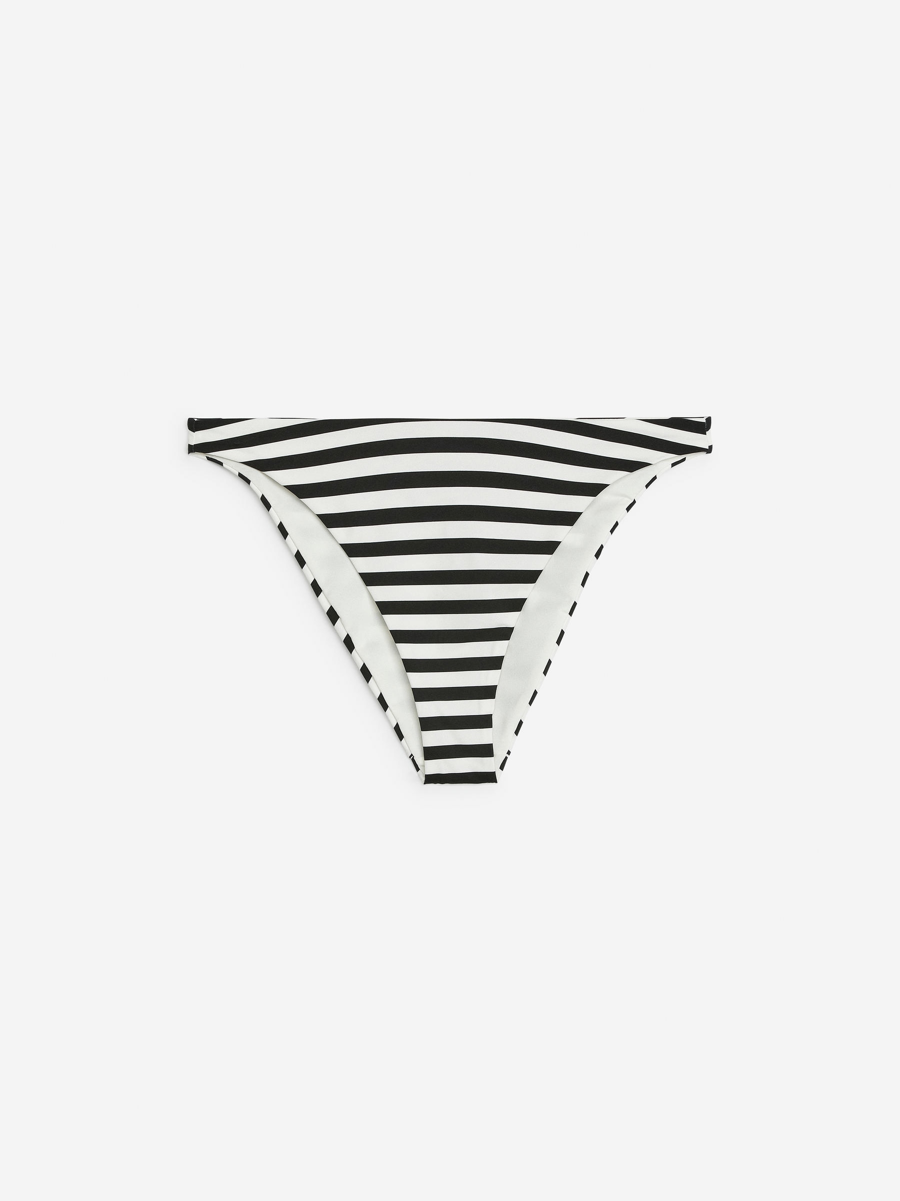 Mid-Waist Bikini Bottom-#F4F3E9-12996