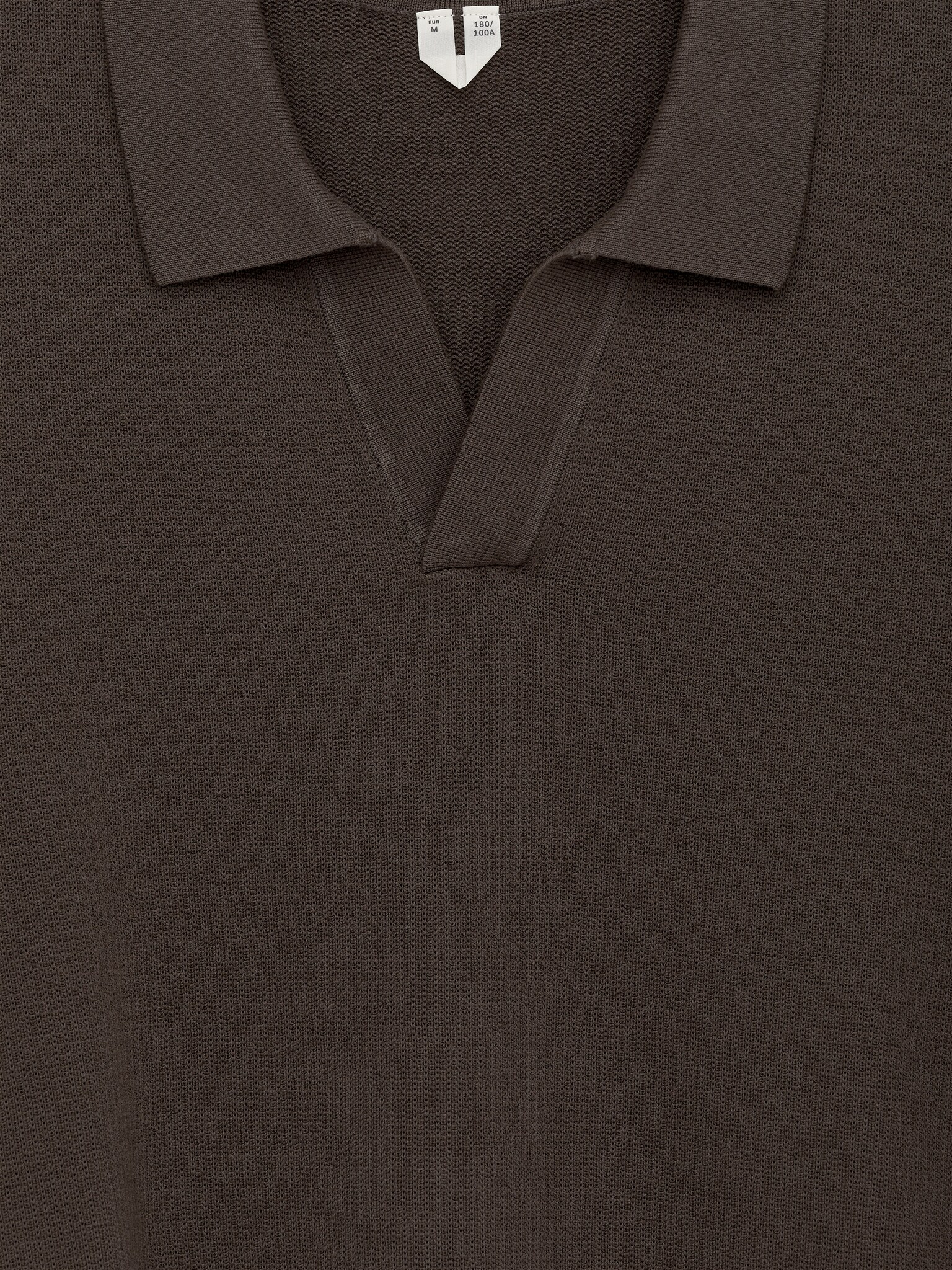 Polo texturé - Marron clair/Blanc cassé/Bleu foncé - 2