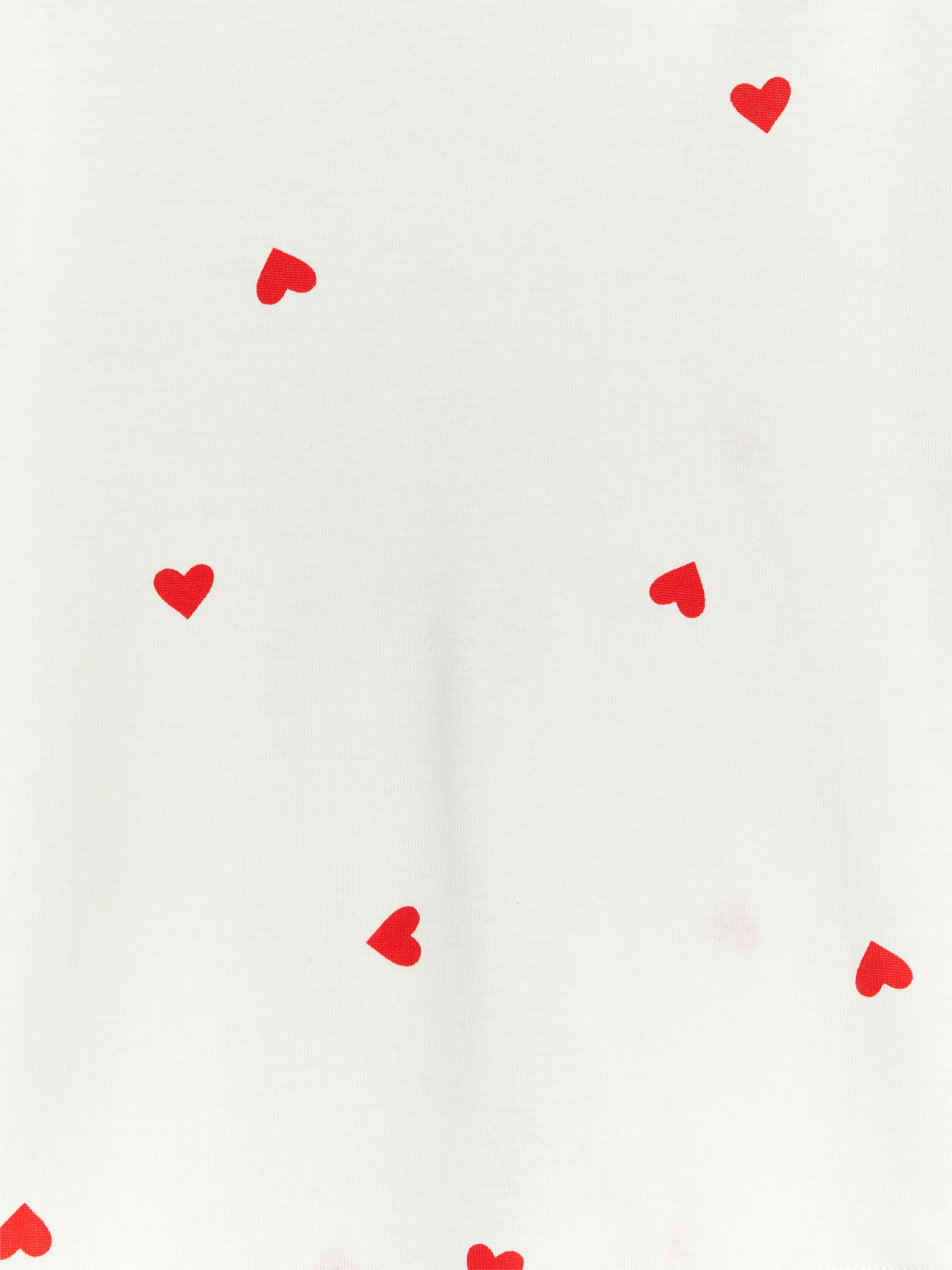 Trikåpyjamas - Offwhite/Röda hjärtan - Regular fit - Children - StillMedia/DescriptiveDetail - 5