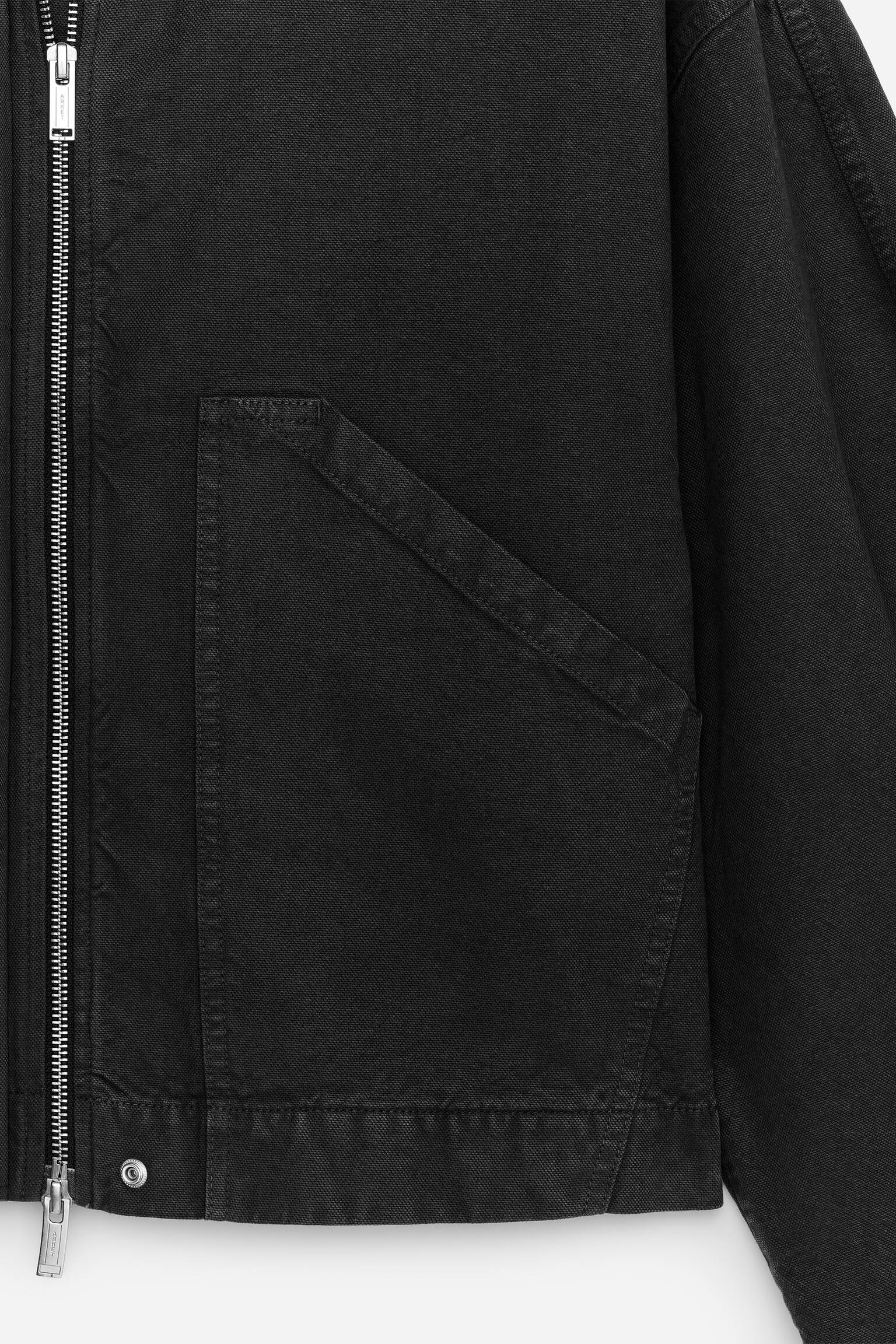 Bomullsjacka - Tvättad svart - 3