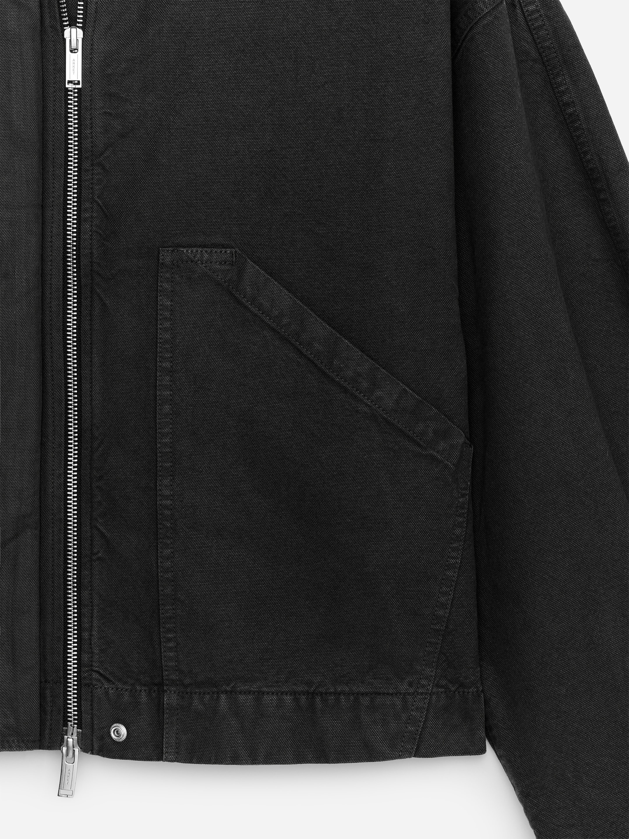 Cotton Jacket - Washed Black - Relaxed fit - Women - StillMedia/DescriptiveDetail - 1
