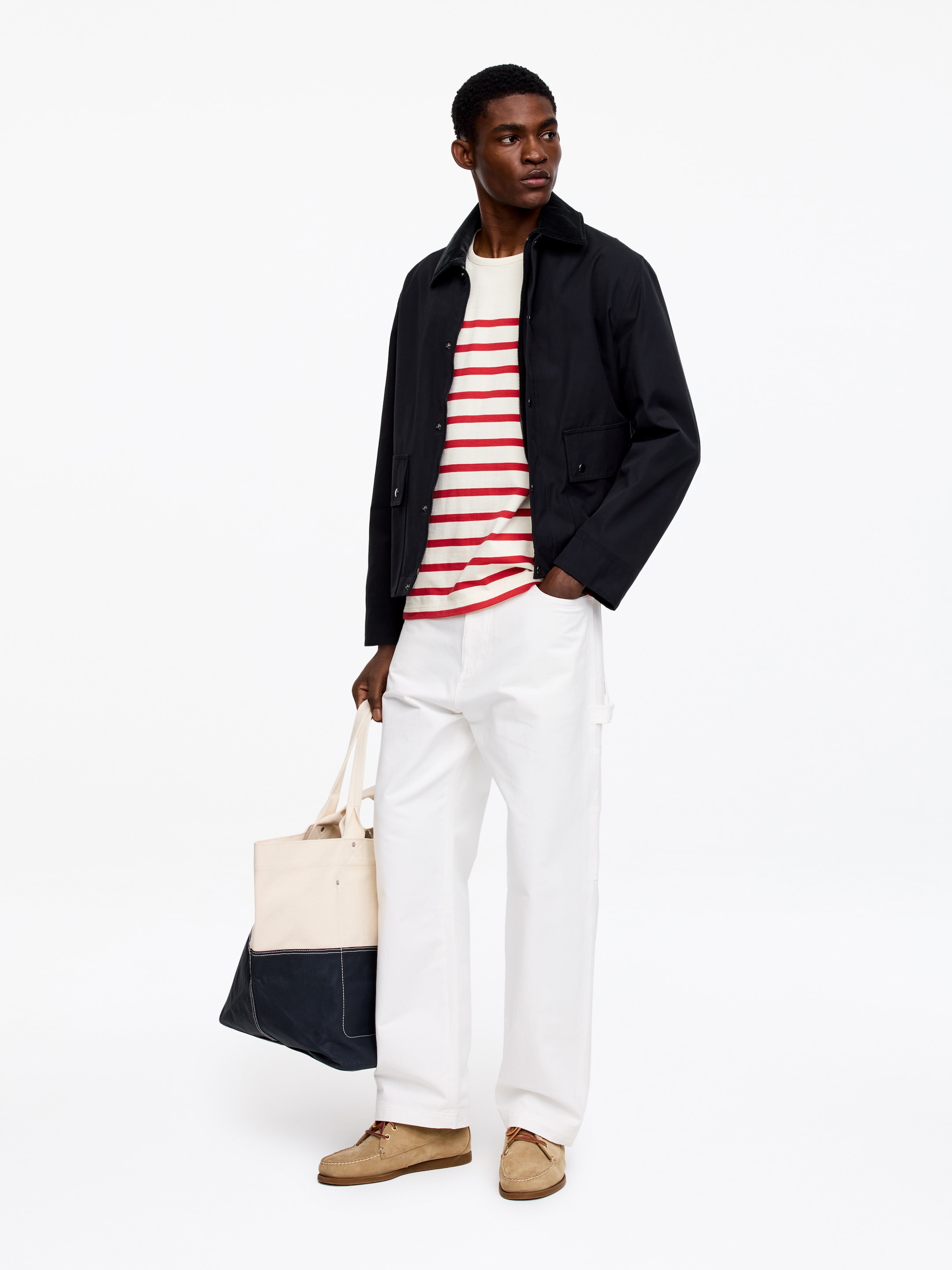 T-shirt à manches longues - Rouge/Blanc - Regular fit - Homme - StillMedia/Lookbook - 2