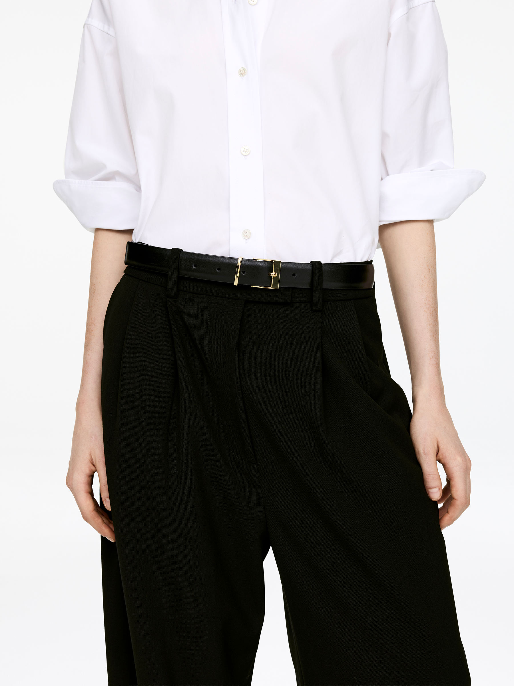 Ceinture en cuir - Noir - Femme - StillMedia/Lookbook - 3