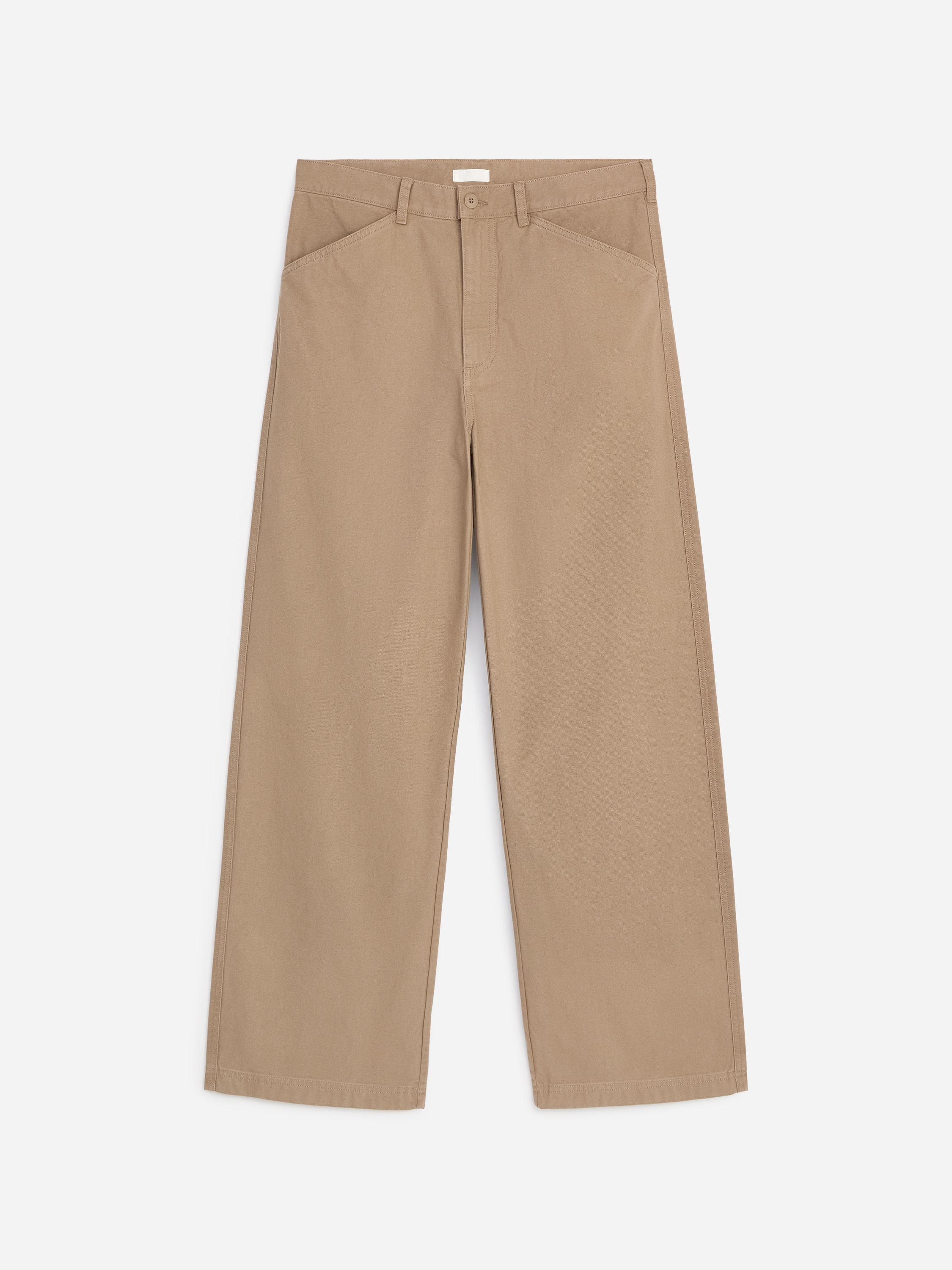 Avslappede canvasbukser - Mole/Svart/Mørkeblå/Offwhite