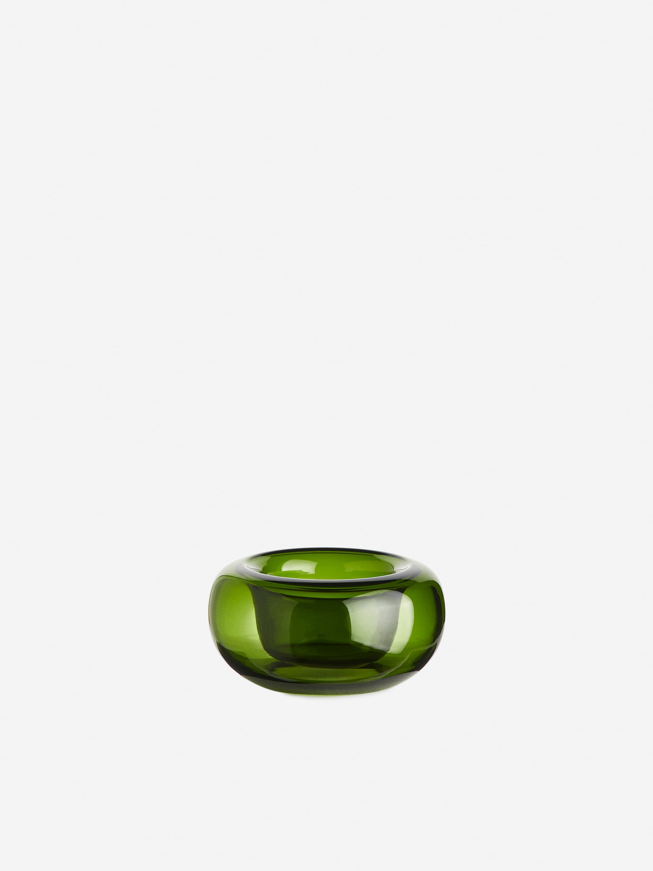 Se større billede: Fyrfadsholder i glas - Grøn - Home All | H&M DK 1