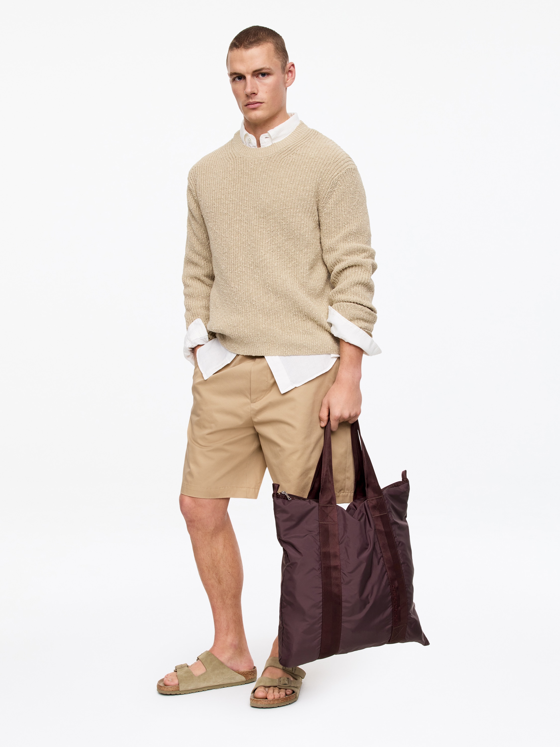 Tote ripiegabile - Prugna/Nero