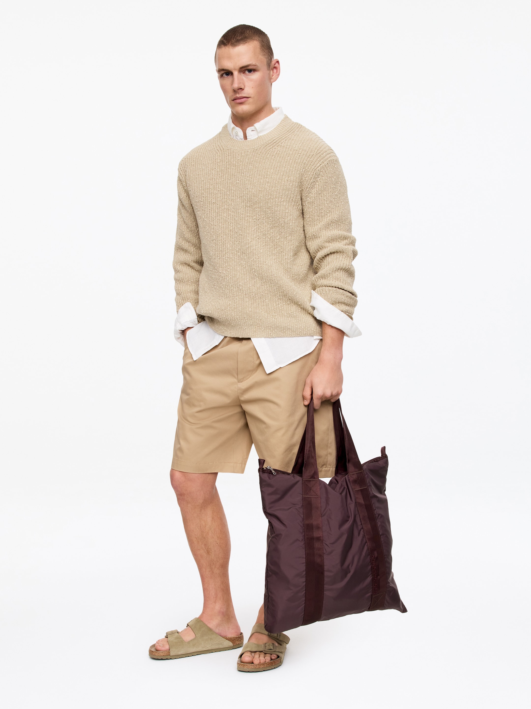 Packable Tote - Plum - Travel - StillMedia/Lookbook - 7