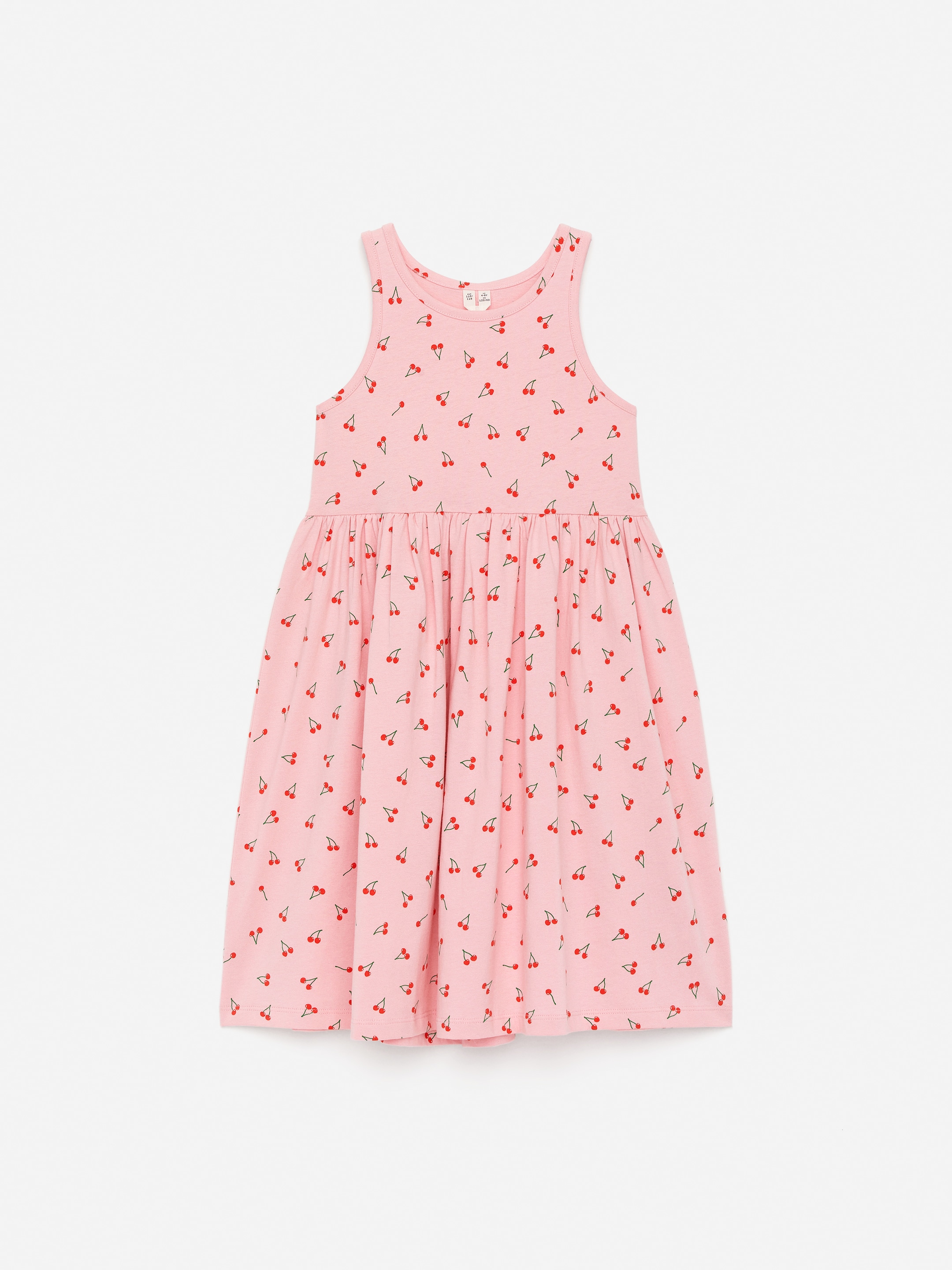 Grotere afbeelding bekijken: Cotton Tank Dress - Roze/kersenprint - KINDEREN | H&M BE 1