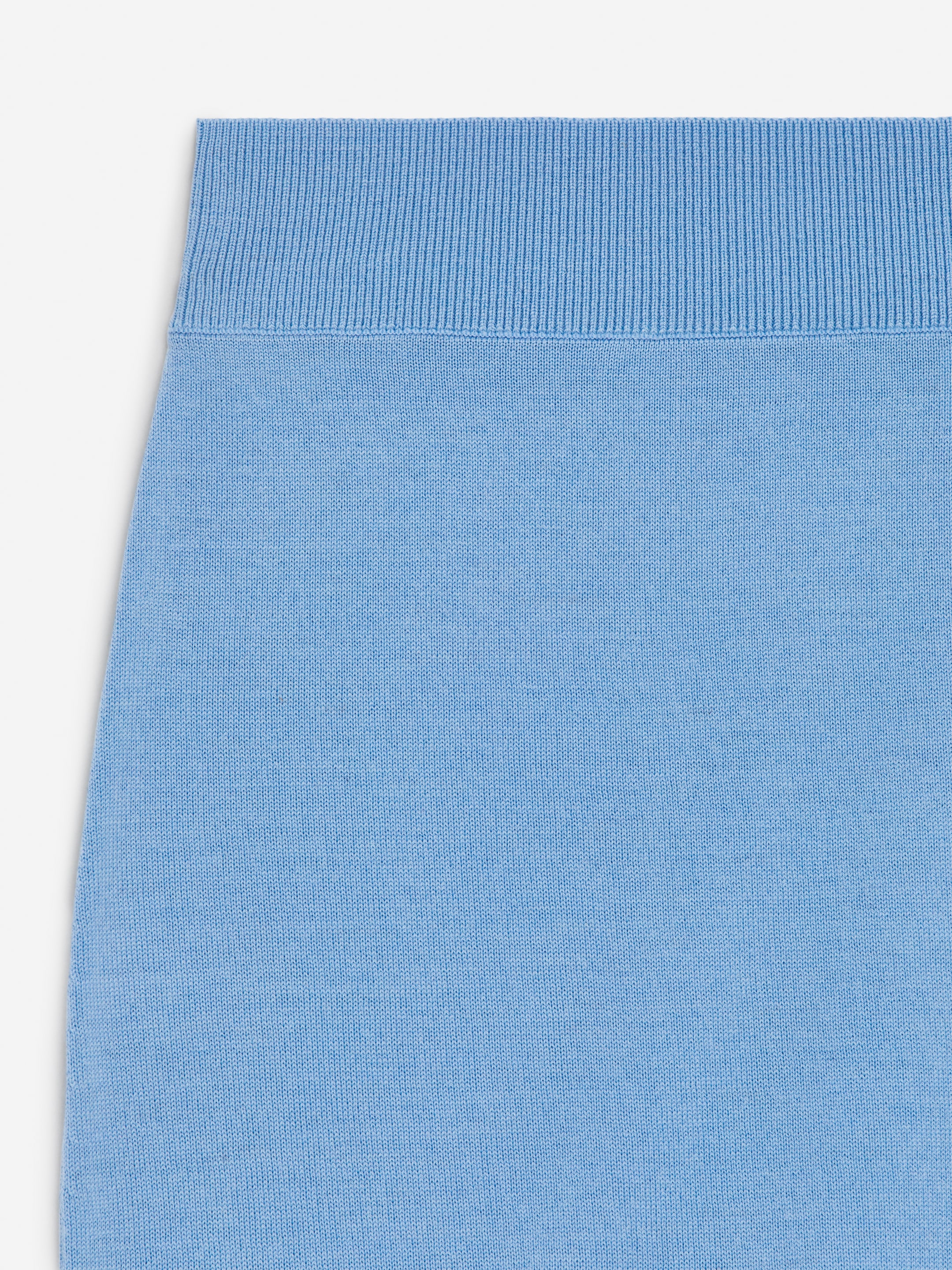 Mini-jupe en laine mérinos - Bleu ciel - Regular fit - Femme - StillMedia/DescriptiveDetail - 1