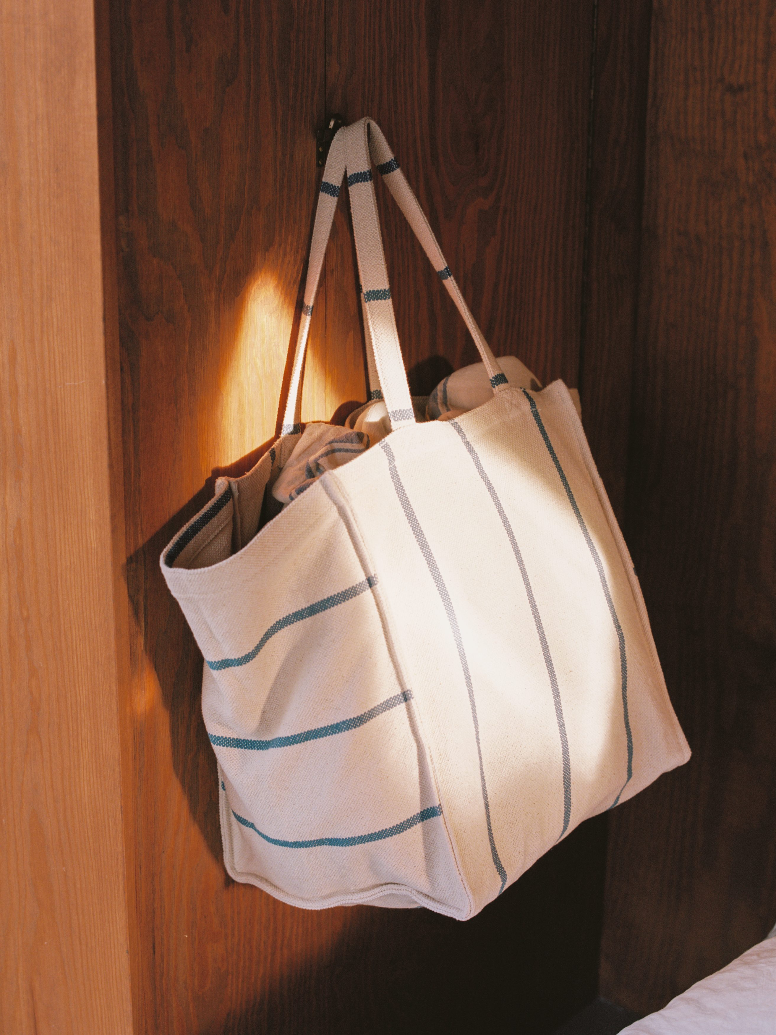 Tragetasche aus Canvas - Beige/Blau - Homeware - StillMedia/Environmental - 1